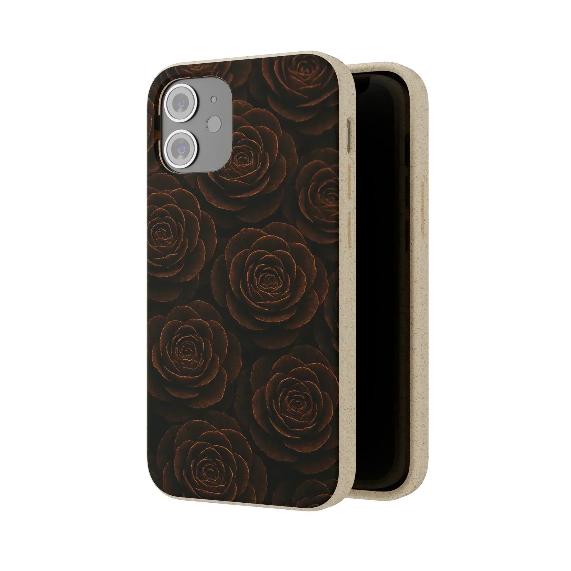 Wooden Roses Phone Case for iPhone 11-16 and Samsung Galaxy S20-S22 Models - KarArmDesign
