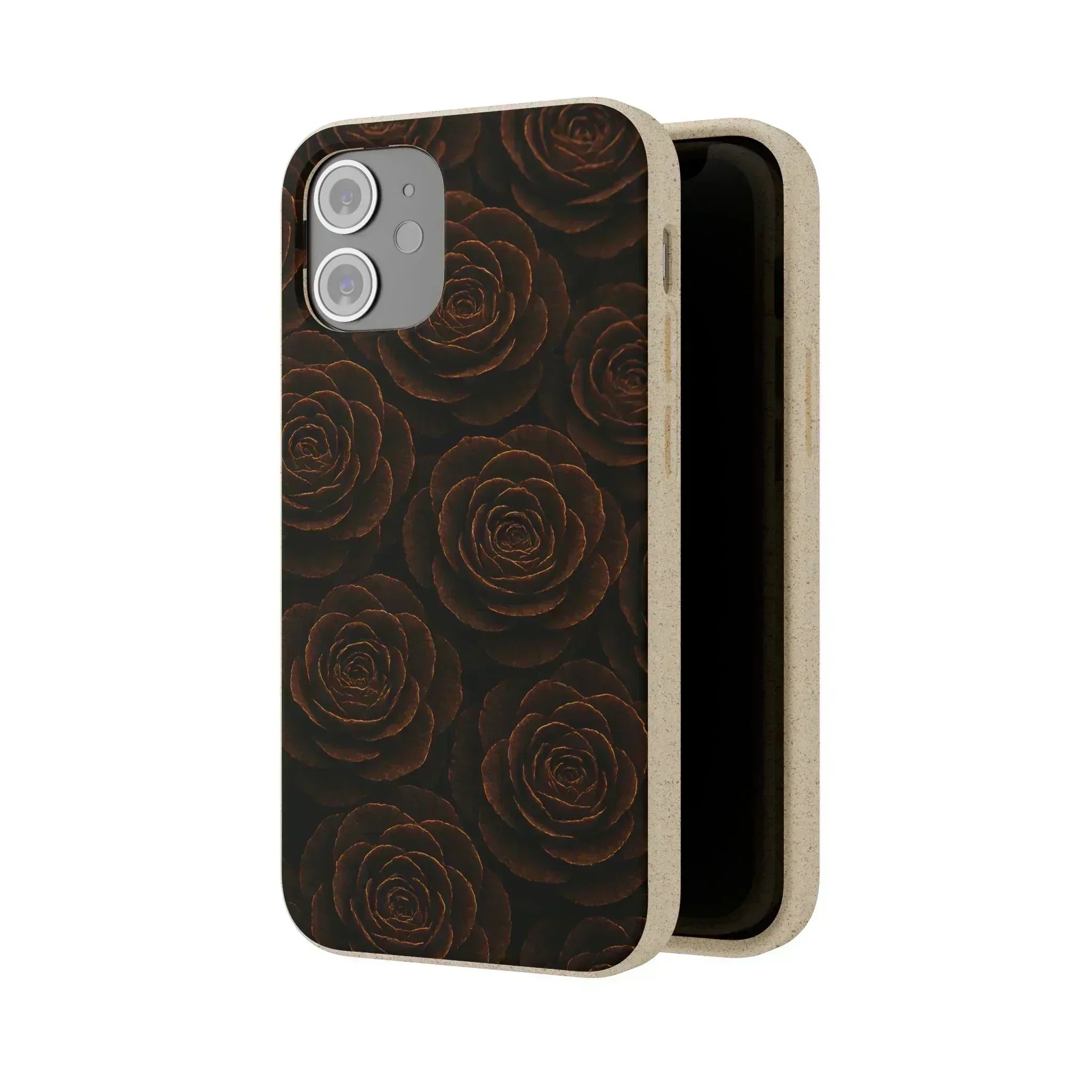 Wooden Roses Phone Case for iPhone 11-16 and Samsung Galaxy S20-S22 - KARARMDESIGN