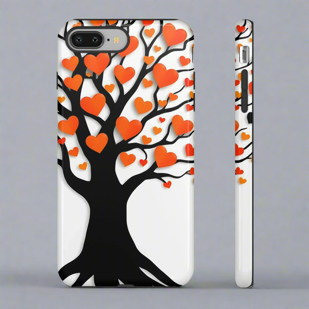 Heart Design Phone Case for iPhone 8–16 and Galaxy S10–S25 Models - KarArmDesign