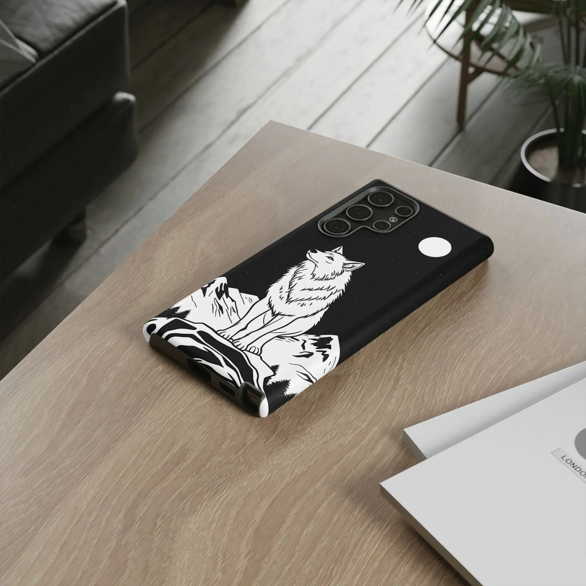 Majestic Wolf Phone Case for iPhone and Galaxy - KARARMDESIGN