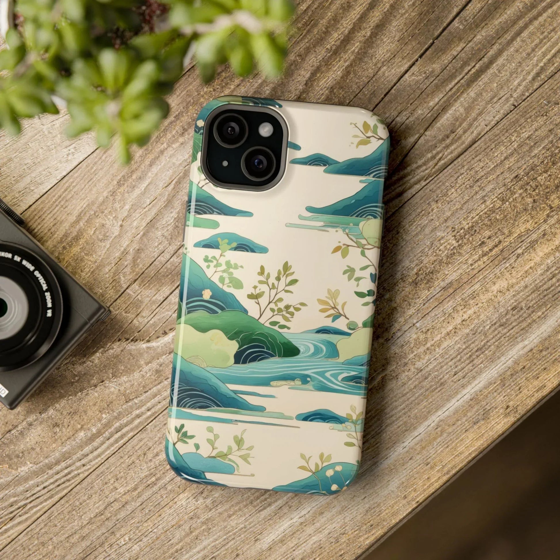 Nature Landscape Phone Case for iPhone 12-16 and Samsung Galaxy S21-S22 Models - KarArmDesign