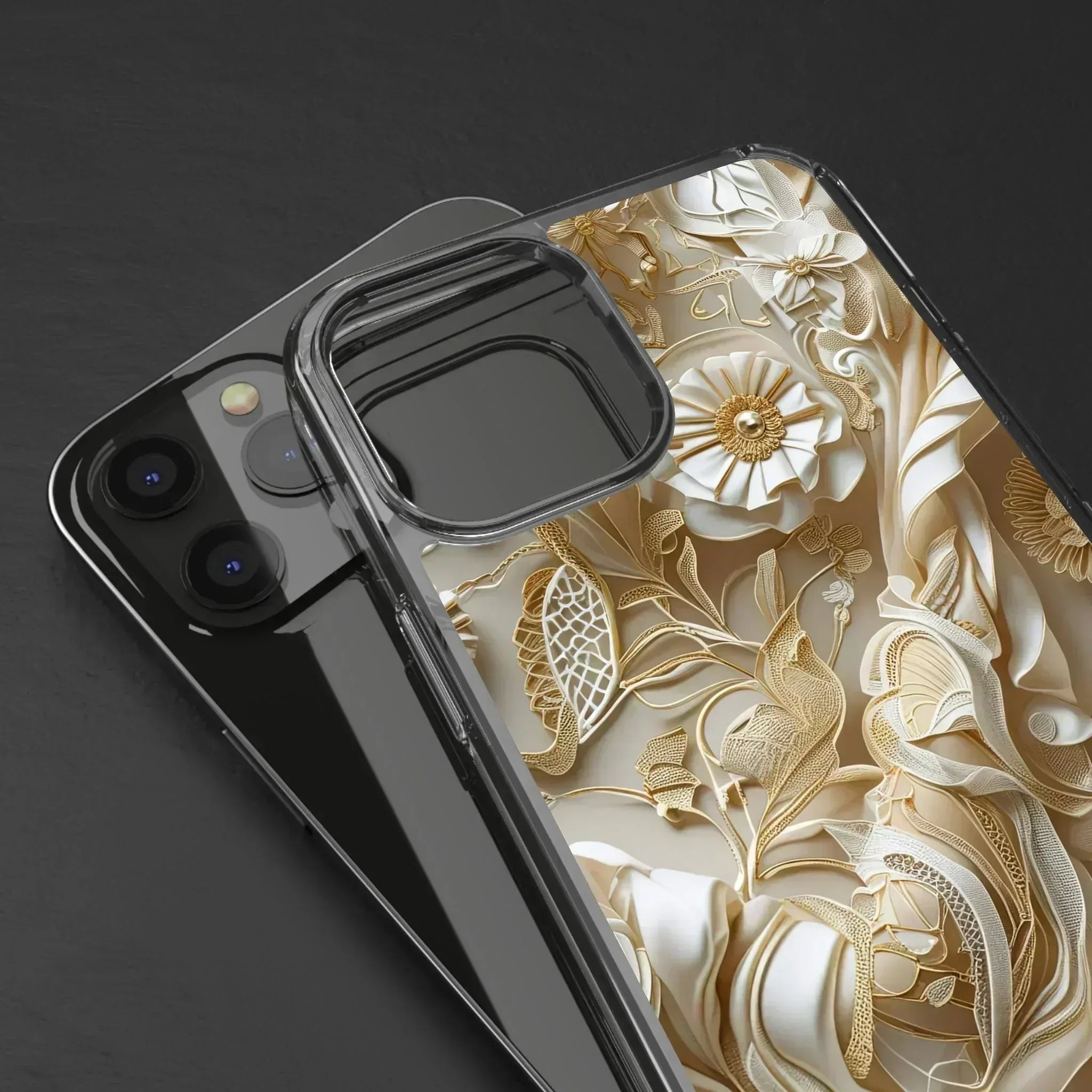 Minimalist Clear Phone Case for iPhone 12-16 and Samsung Galaxy S21 - KARARMDESIGN