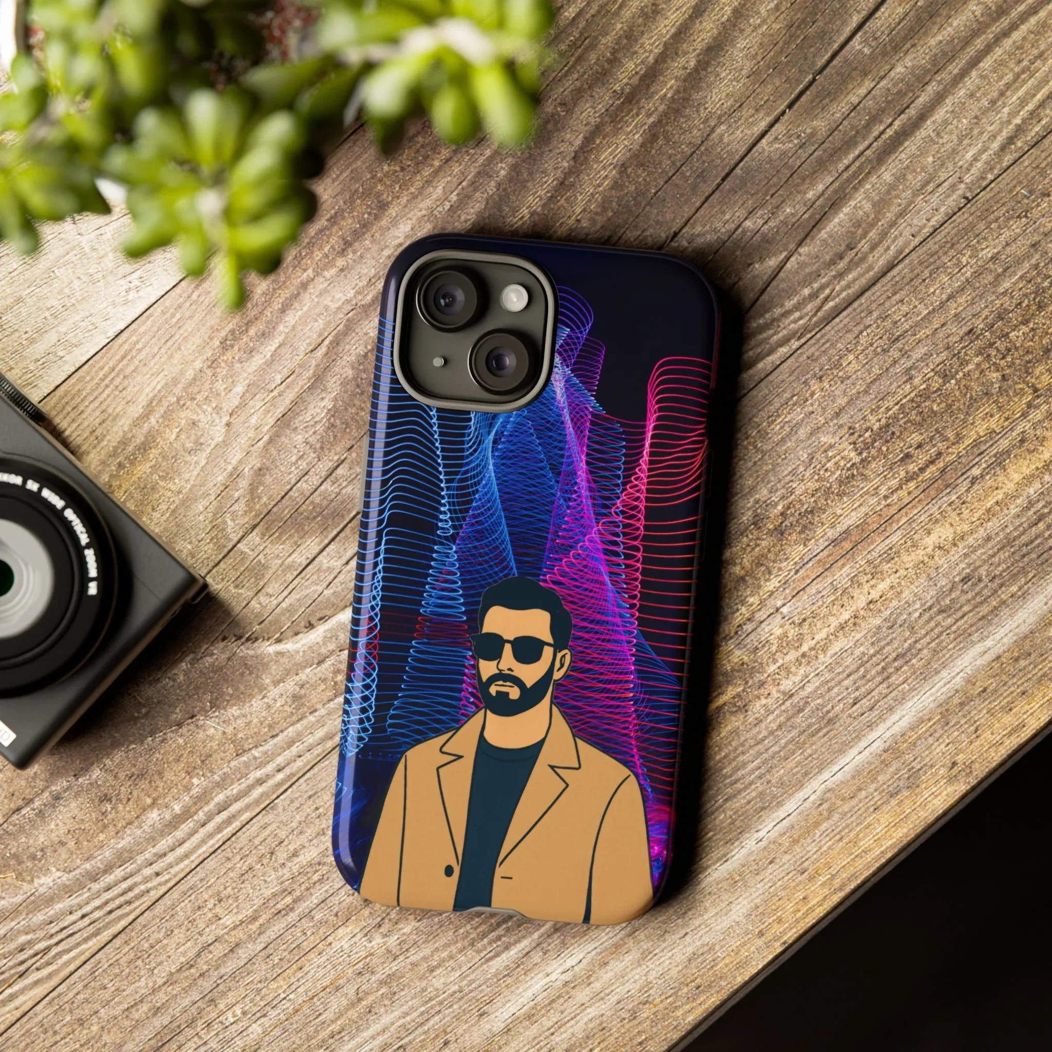 Bearded Style Phone Case for iPhone 11-17 and Galaxy S20-S25 - KARARMDESIGN