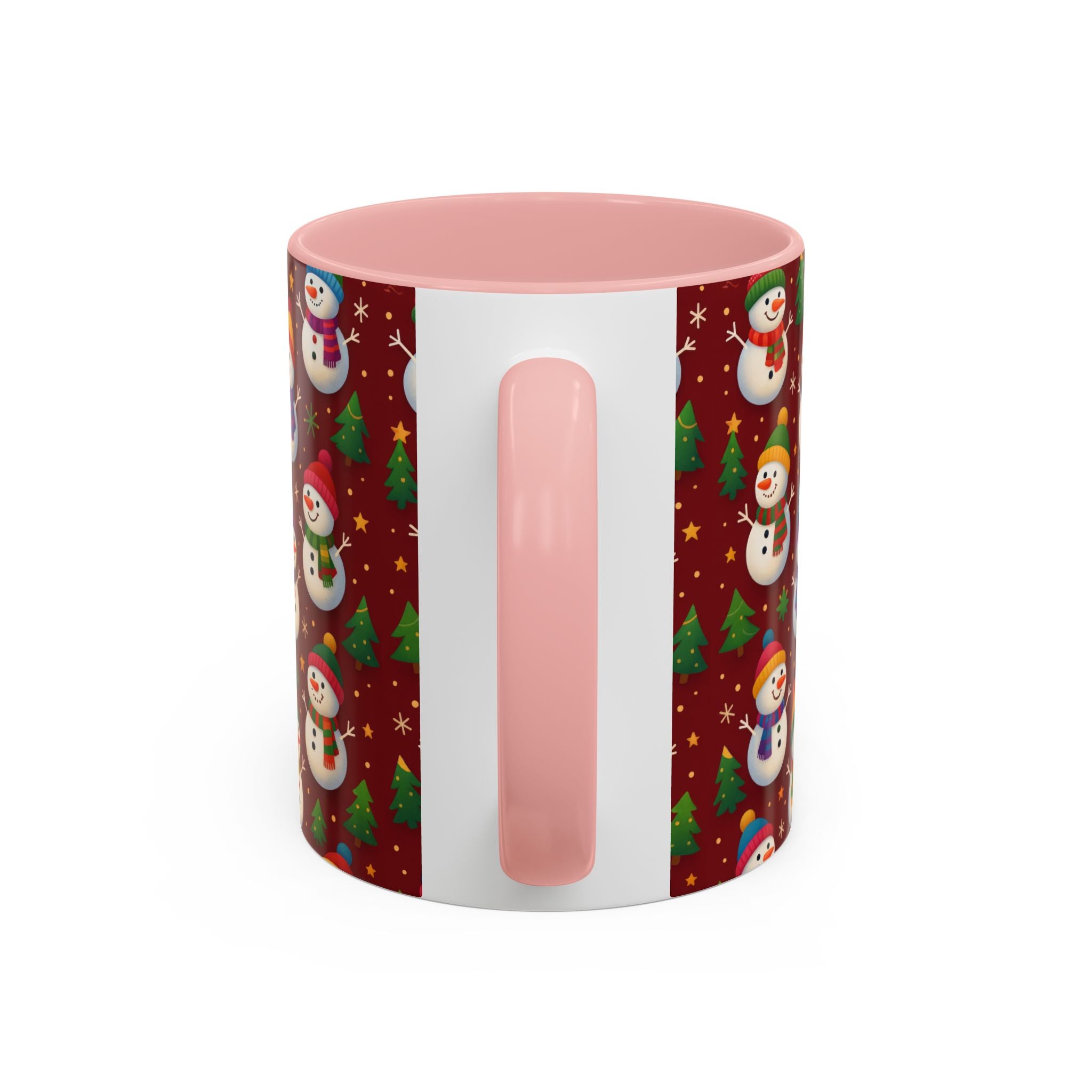 Festive Snowman Parade Accent Coffee Mug (11oz)
