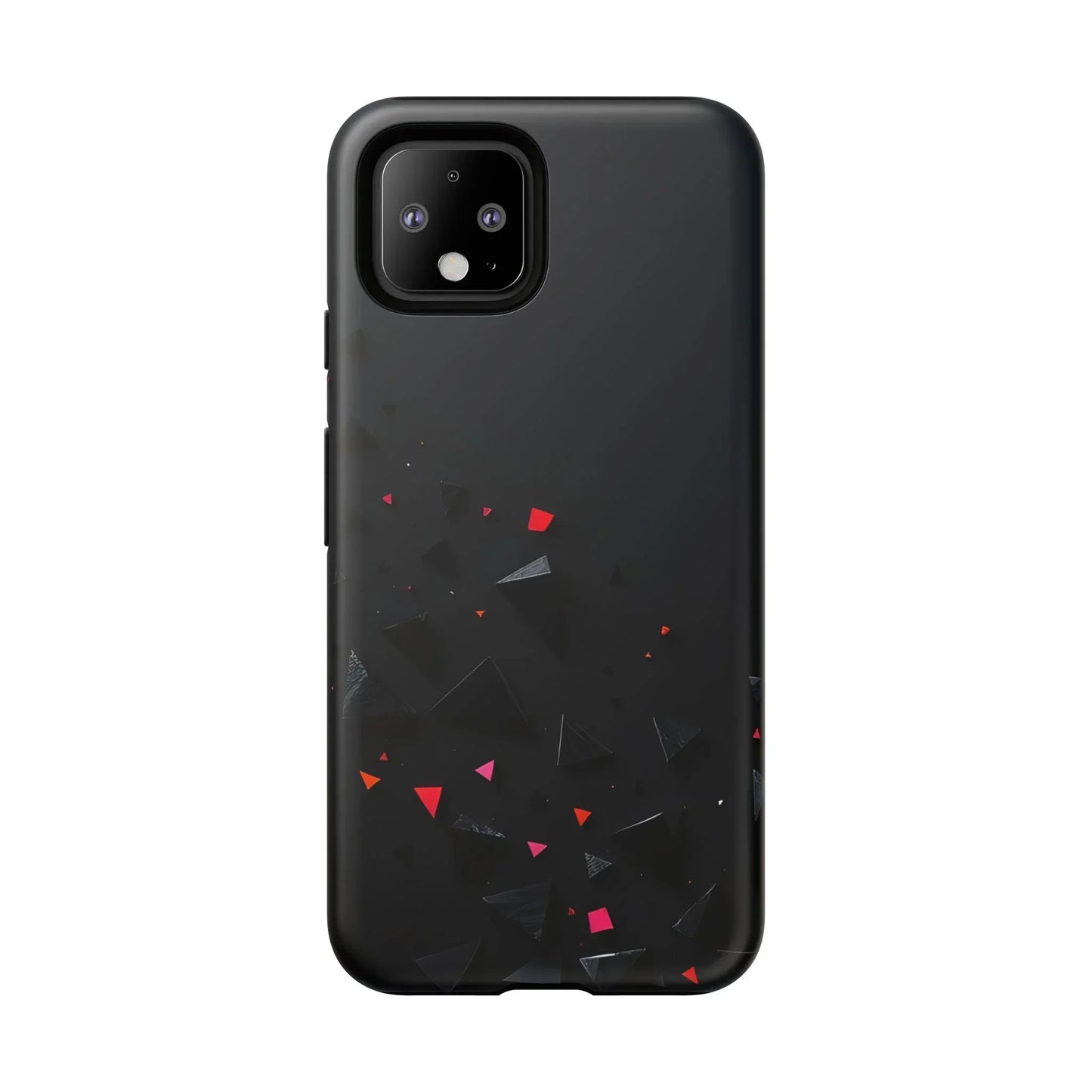 Black and Red Neon Phone Case for iPhone 8-16 and Pixel up to 9 Models - KarArmDesign
