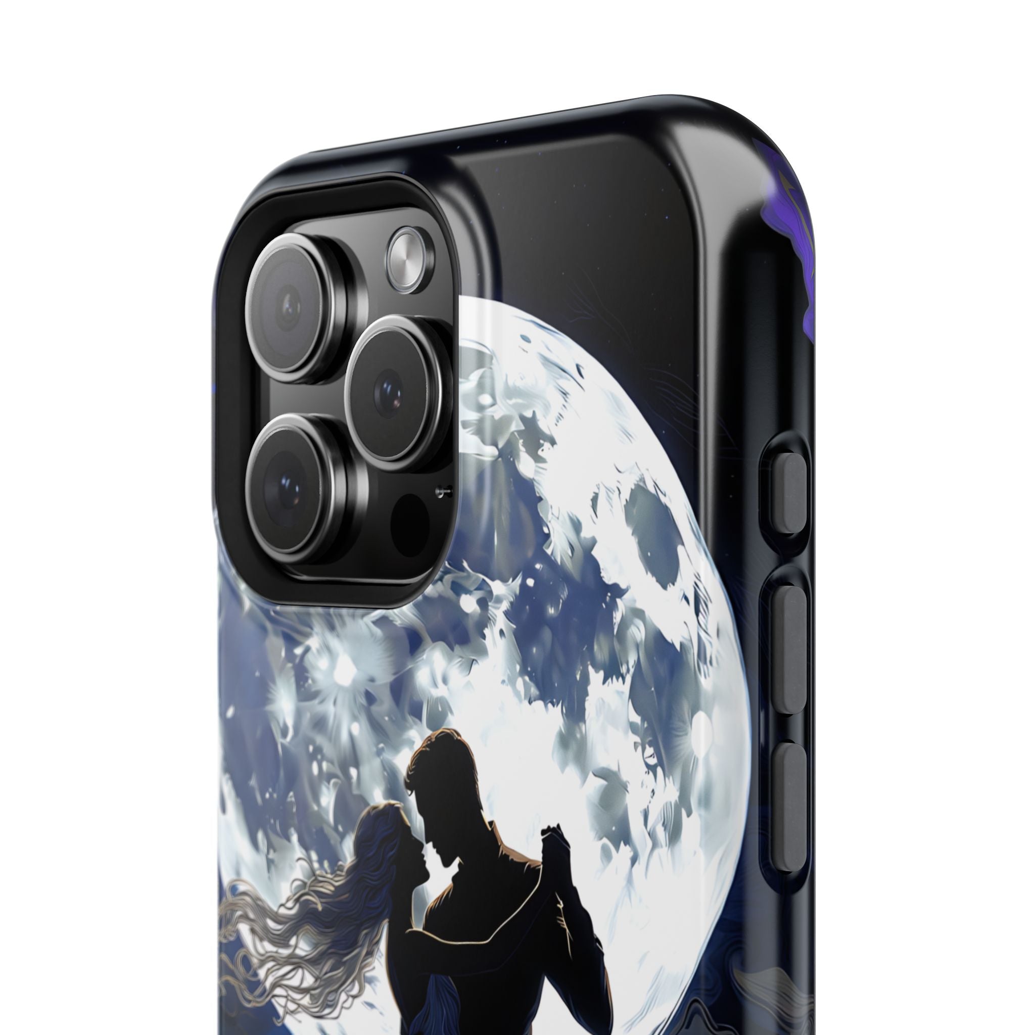 Romantic Moonlight Dance Magnetic Phone Case – iPhone 15–17 & Samsung Galaxy S26