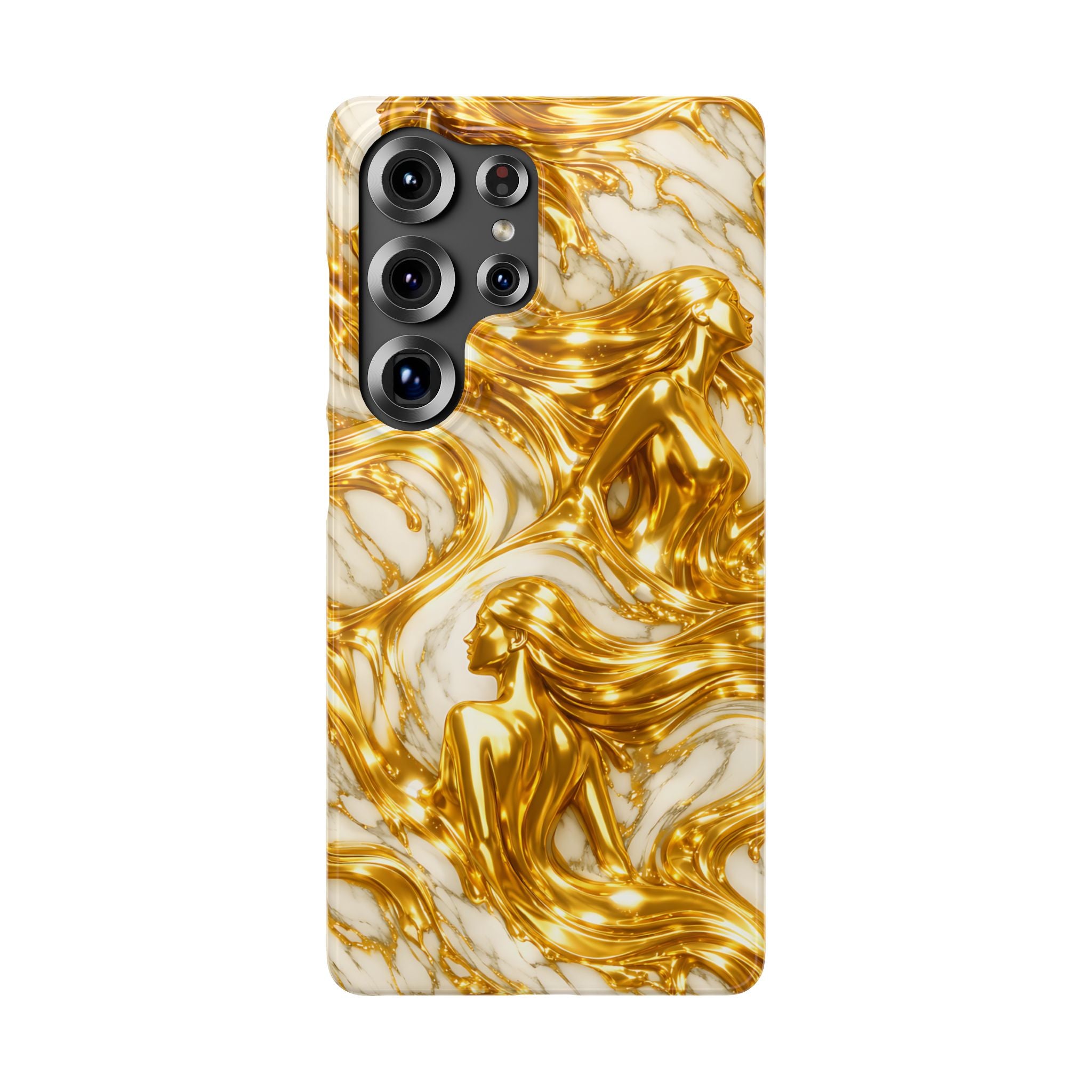 Divine Gold Woman Snap Phone Case for iPhone & Galaxy
