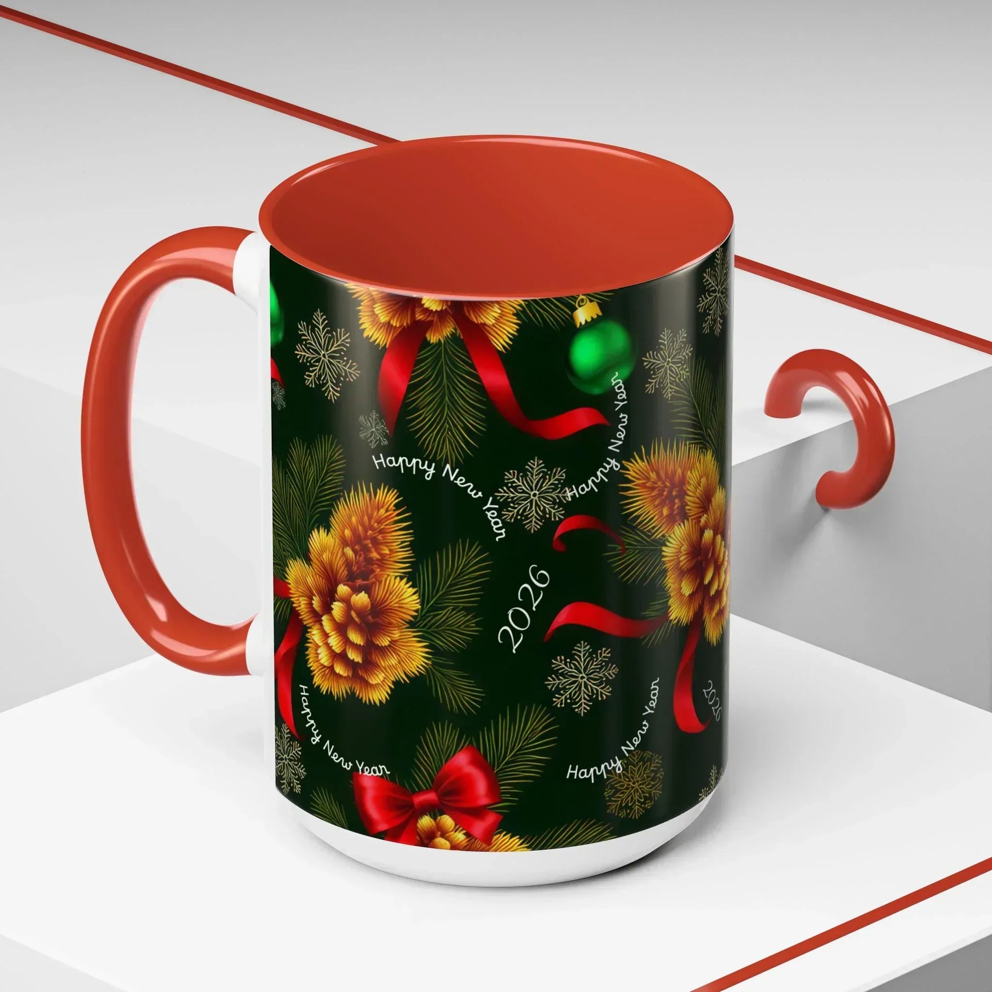 2026 Celebration Mug - Accent Coffee Mug (11, 15oz) - KARARMDESIGN