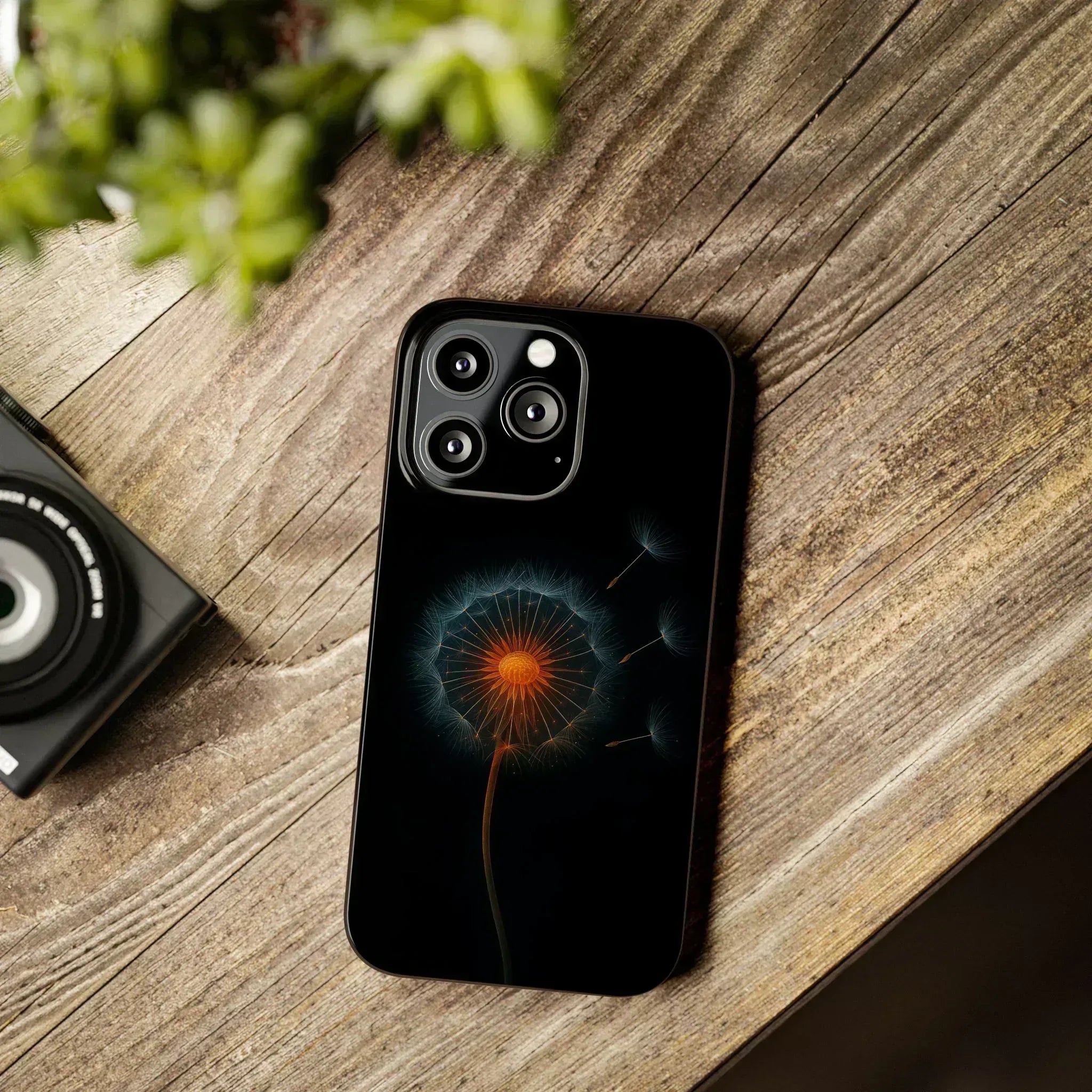 Glowing Dandelion Phone Case for iPhone 11-16 - KARARMDESIGN