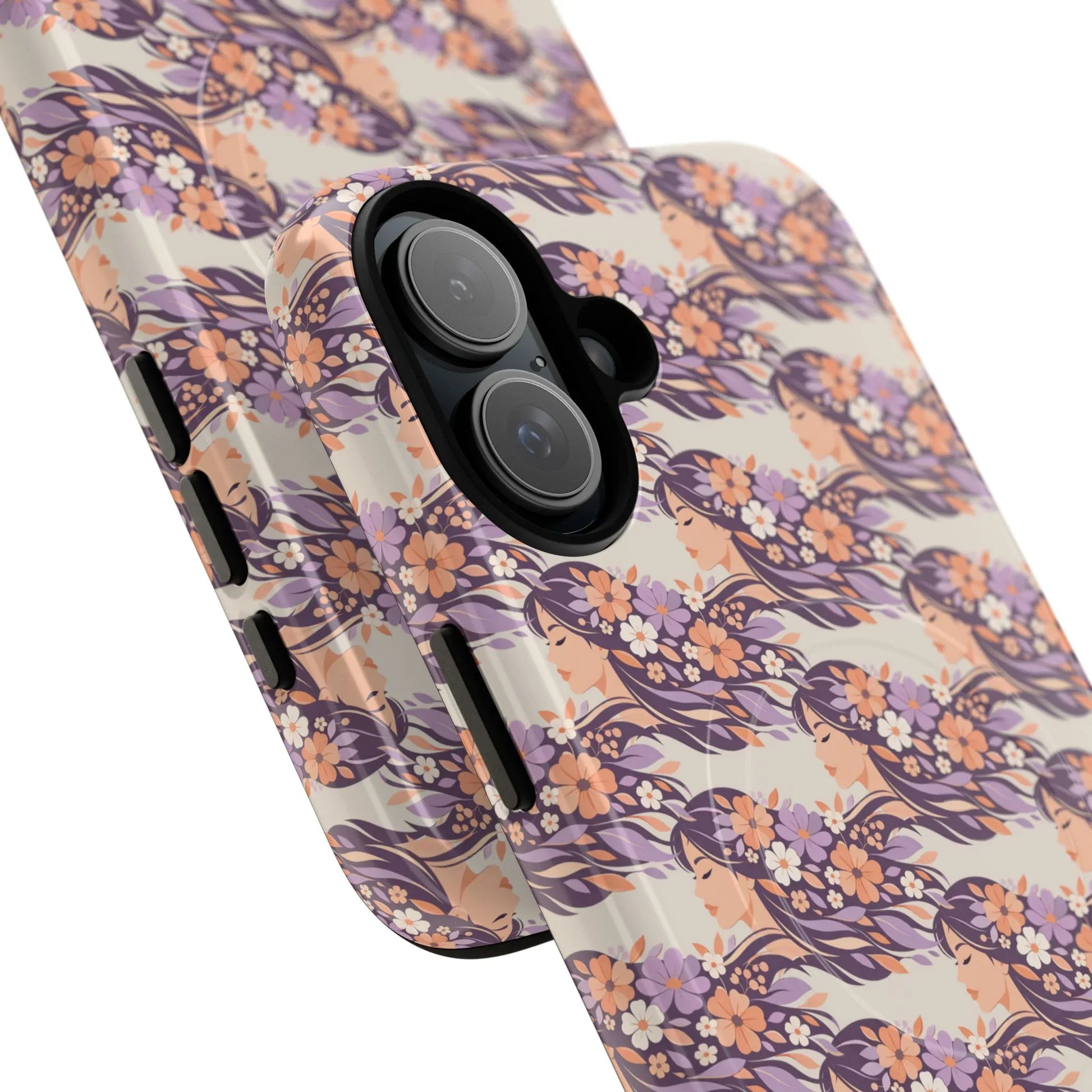 Floral Goddess Phone Case for iPhone 13-17 - KARARMDESIGN