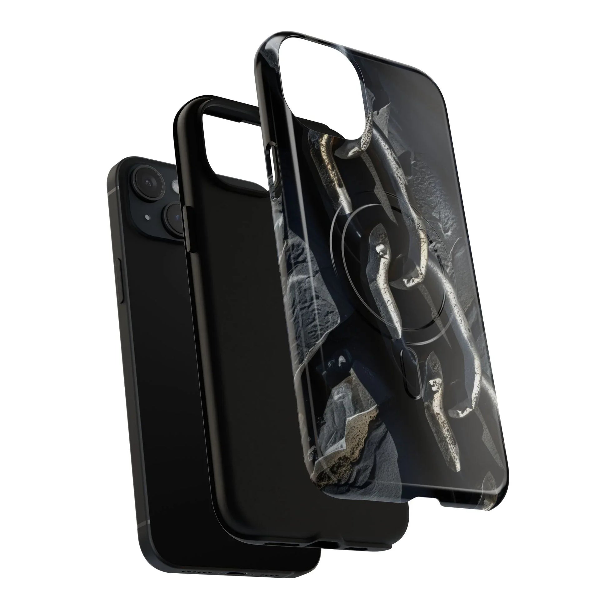 “Iron Chain” Tough Magnetic Phone Case for iPhone 13-17 - KARARMDESIGN