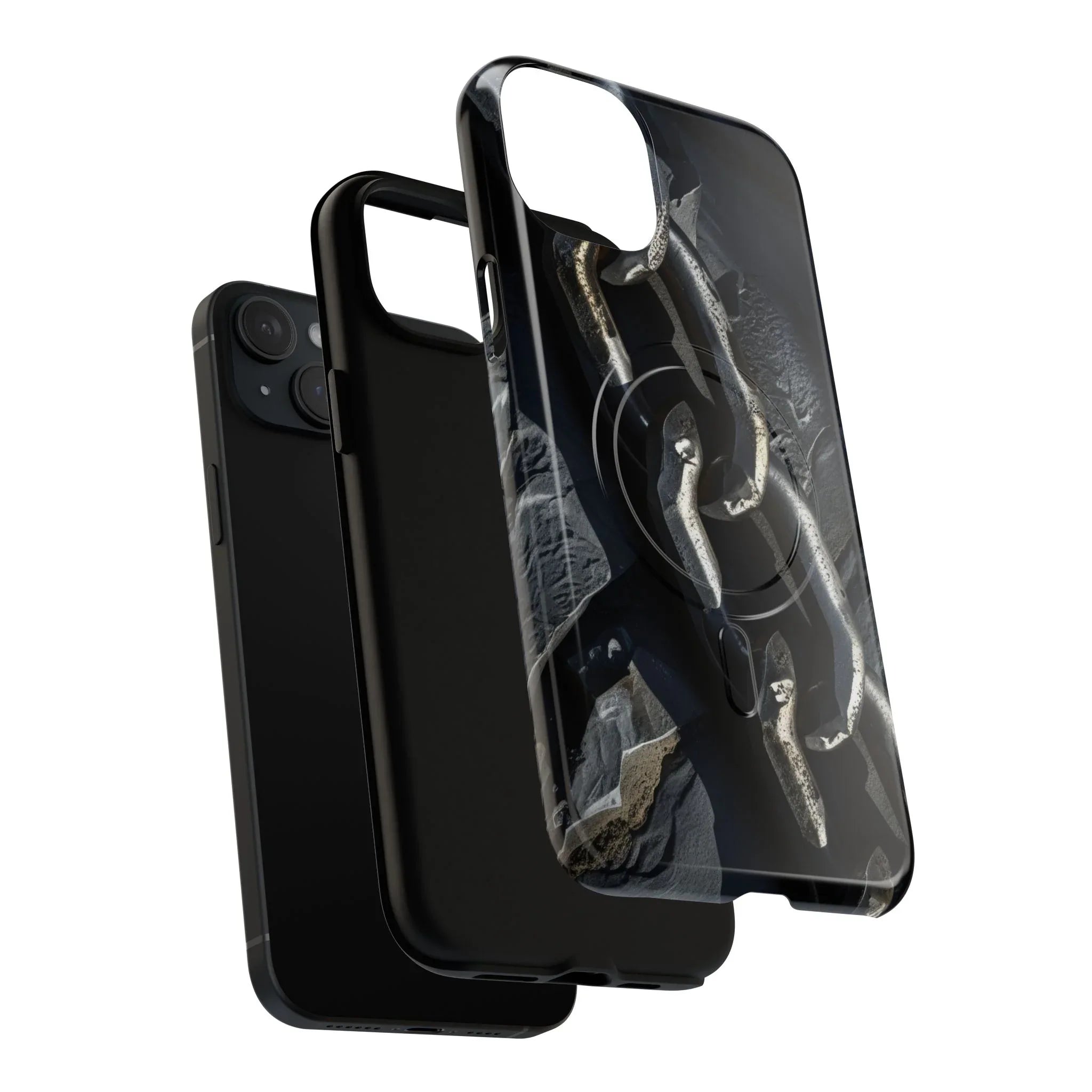 “Iron Chain” Tough Magnetic Phone Case for iPhone 13-17 - KARARMDESIGN
