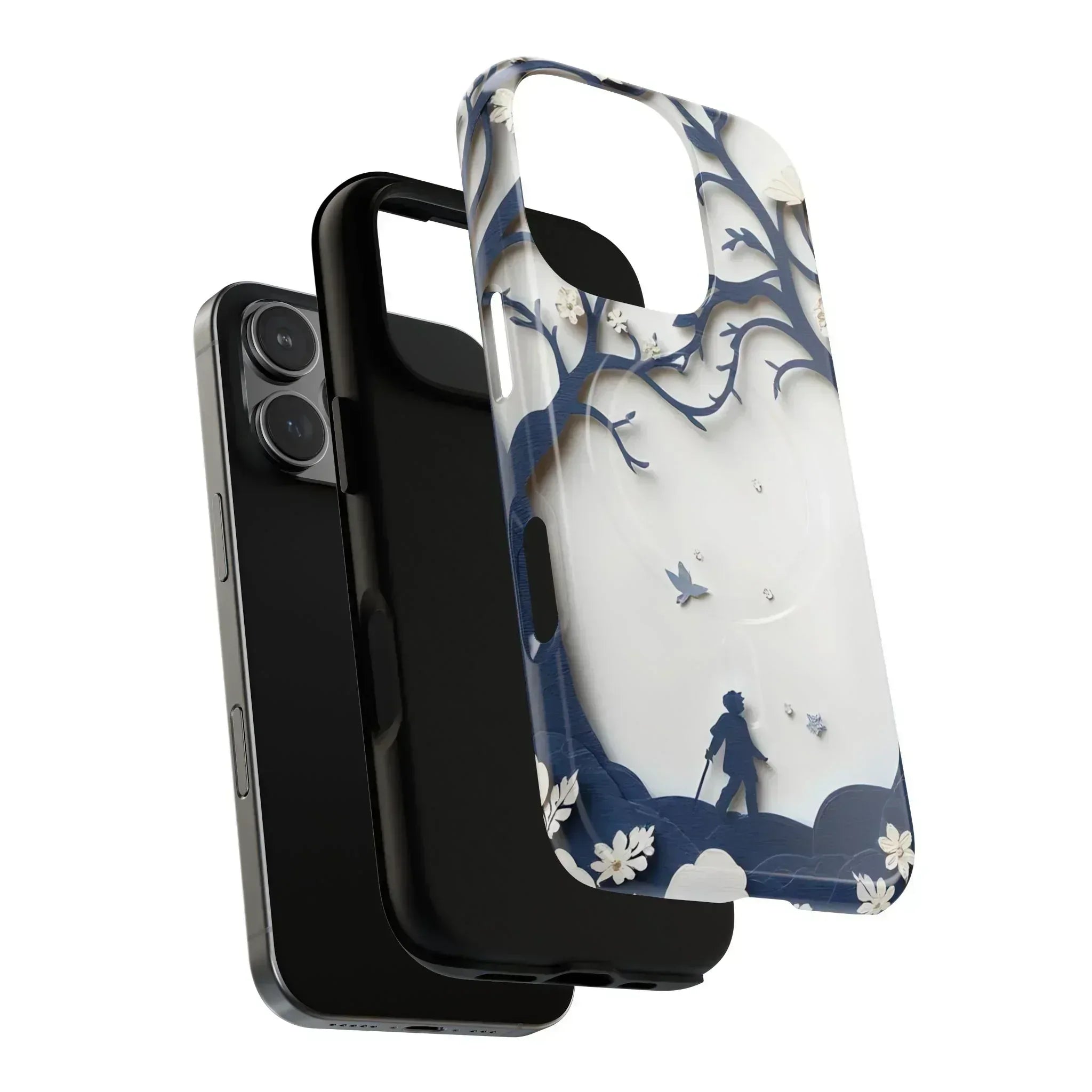 Nature Silhouette Phone Case for iPhone 14-16 - KARARMDESIGN