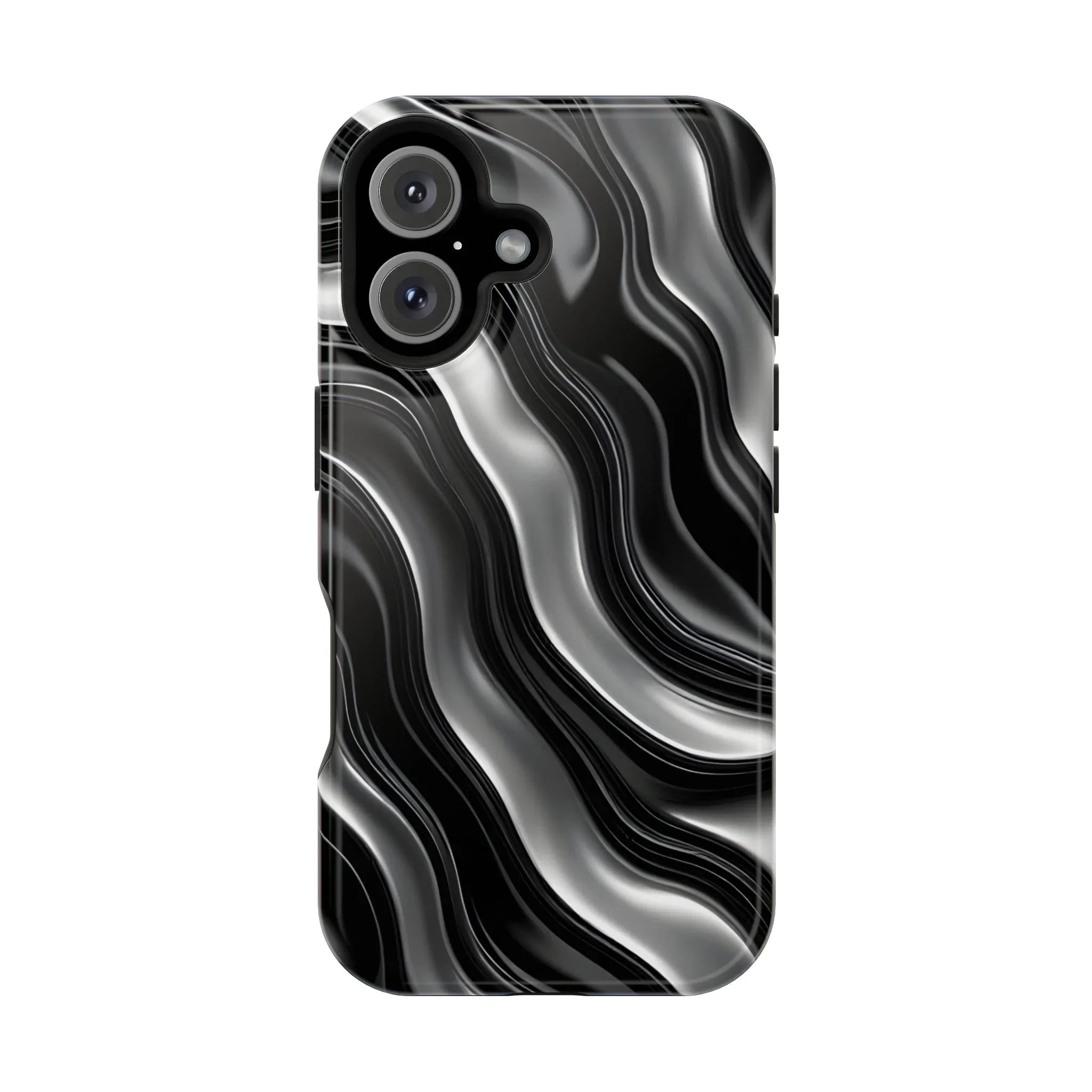 Wavy Illusion Marble Phone Case for iPhone 13-17 - KARARMDESIGN