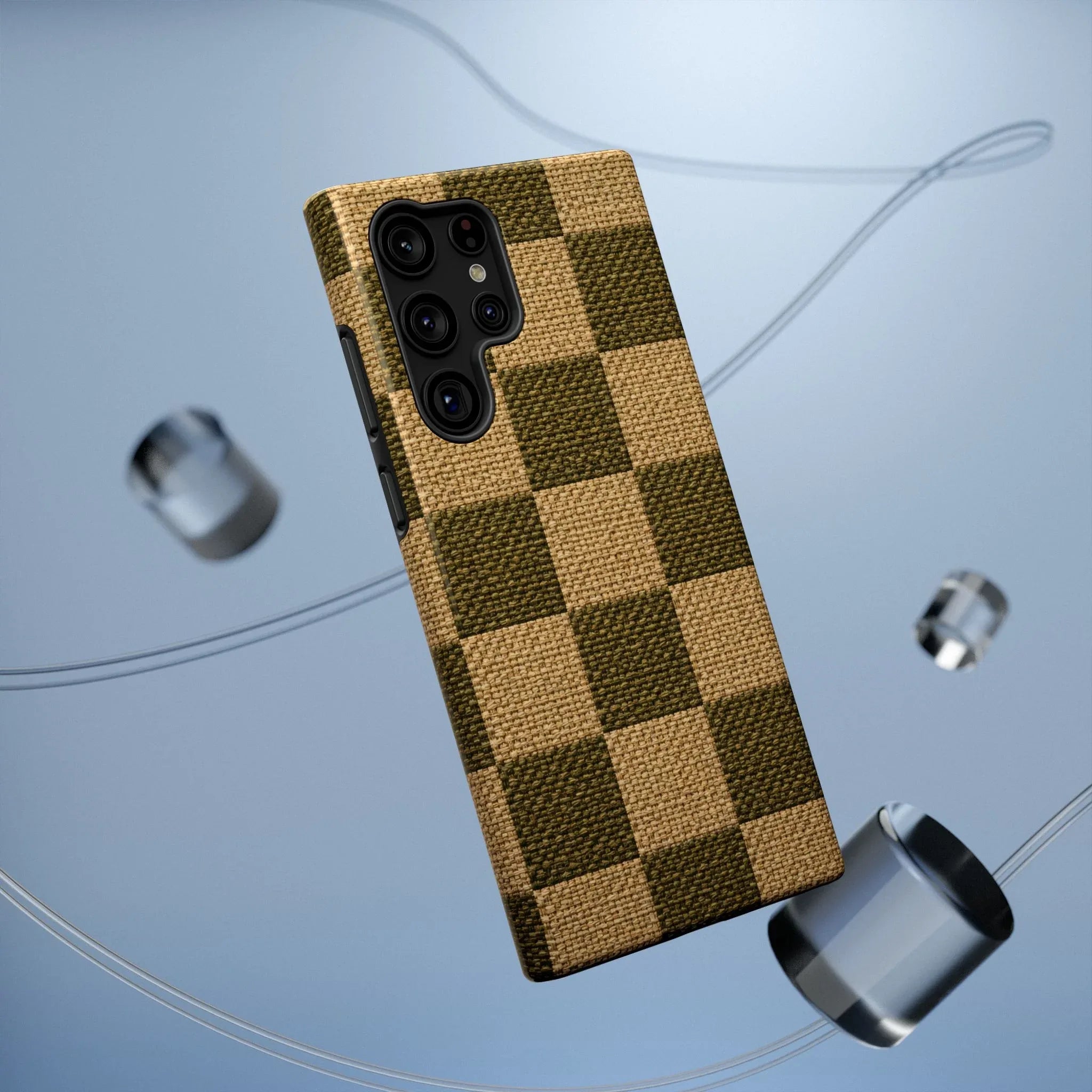 Rustic Woven Phone Case for iPhone 11-17 and Galaxy S21-S22 - KARARMDESIGN