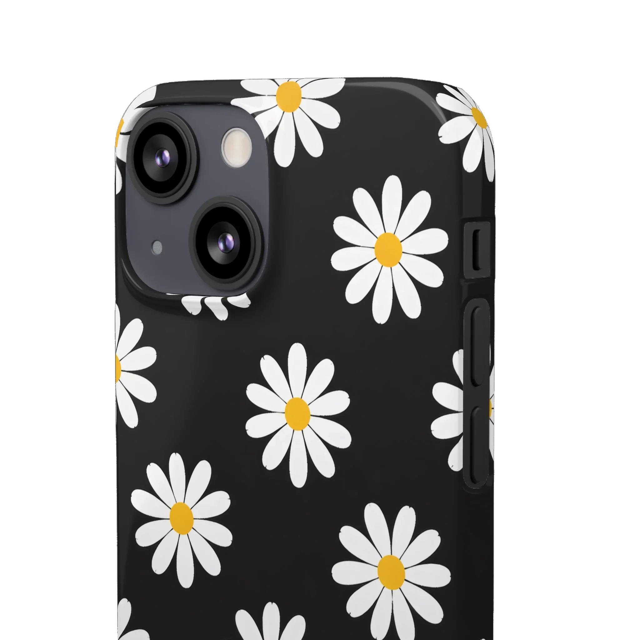 Daisy Charm Phone Case for iPhone 11-17 and Galaxy S20-S25 - KARARMDESIGN