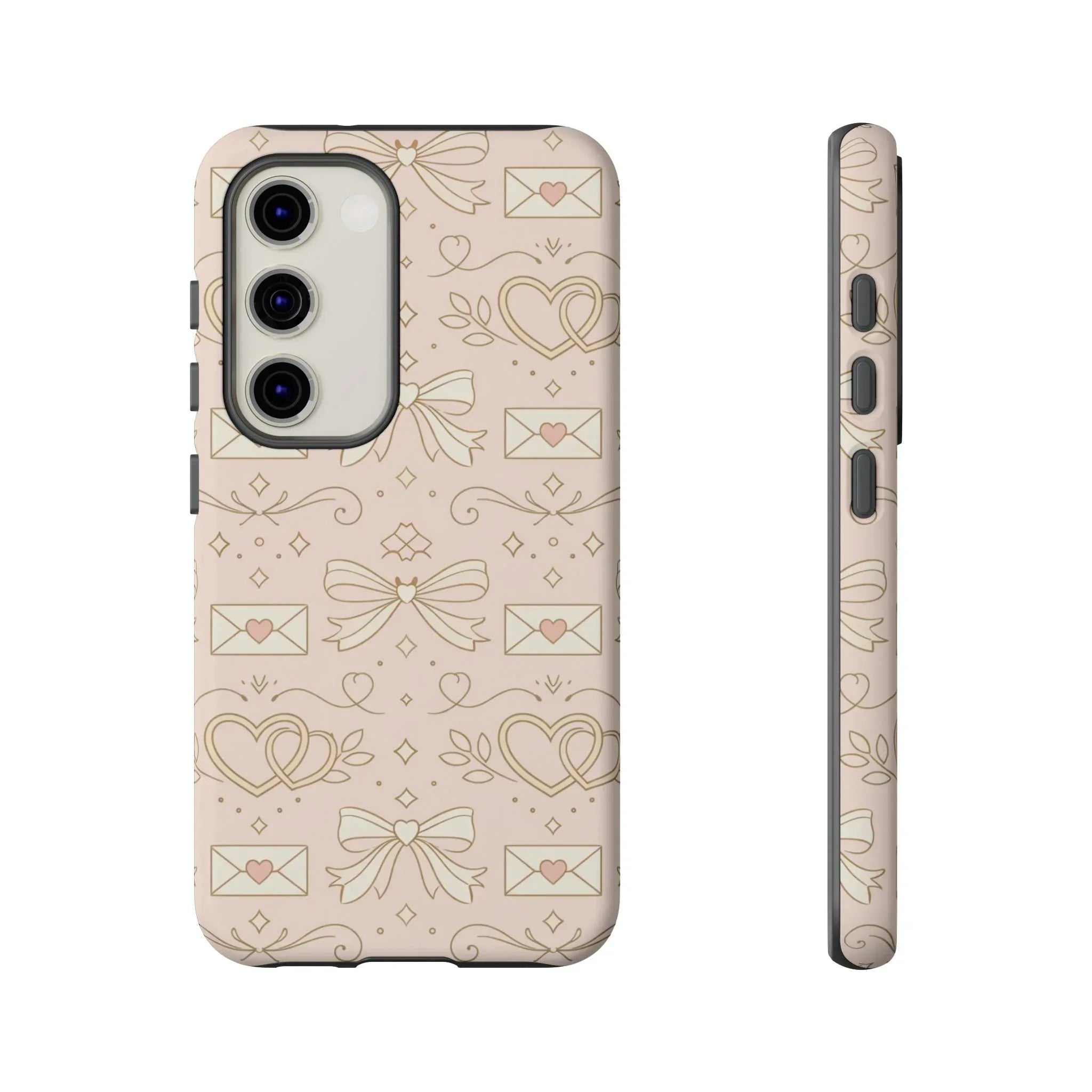Sweet Romance Tough Phone Case for iPhone 11–17 & Galaxy S10–S25 - KARARMDESIGN