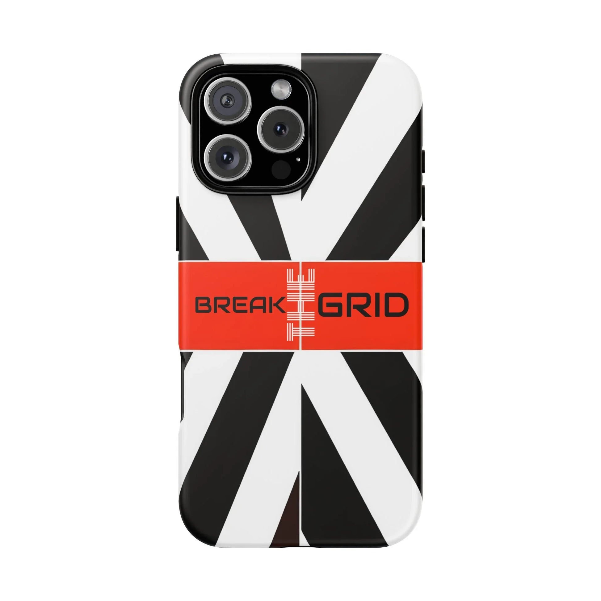 Break The Grid Phone Case for iPhone 11–16 and Galaxy S20–S25 - KARARMDESIGN