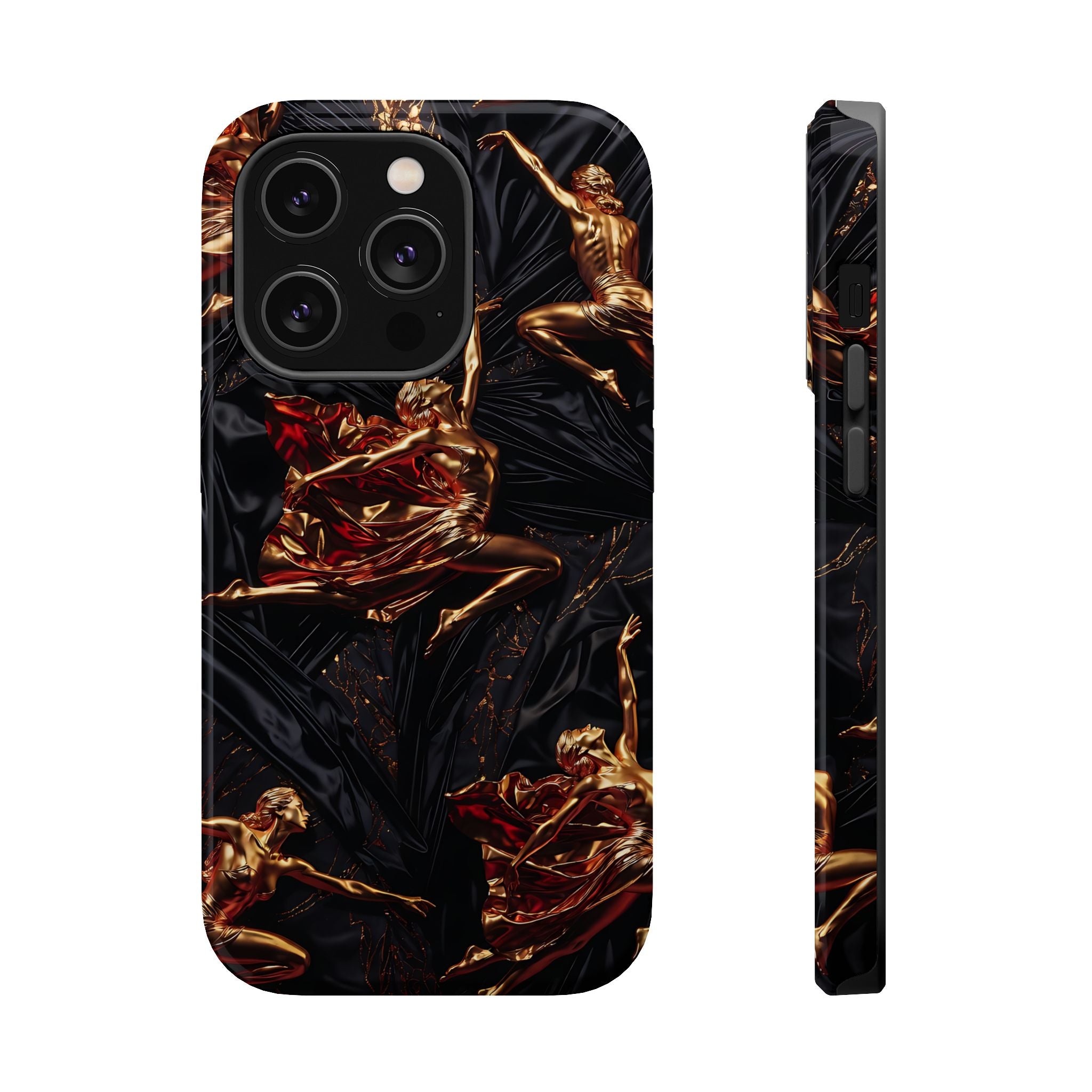 Gold Sculpture Phone Case for iPhone 13-17 & Samsung Galaxy S26