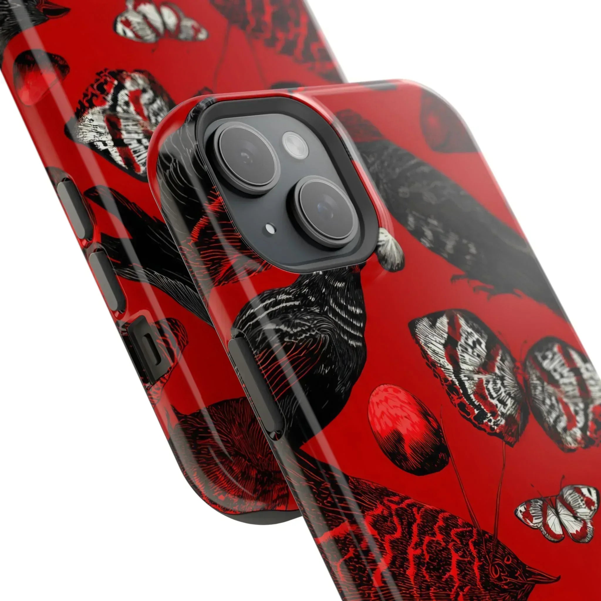 Crimson Wilderness Phone Case for iPhone 11-17 - KARARMDESIGN