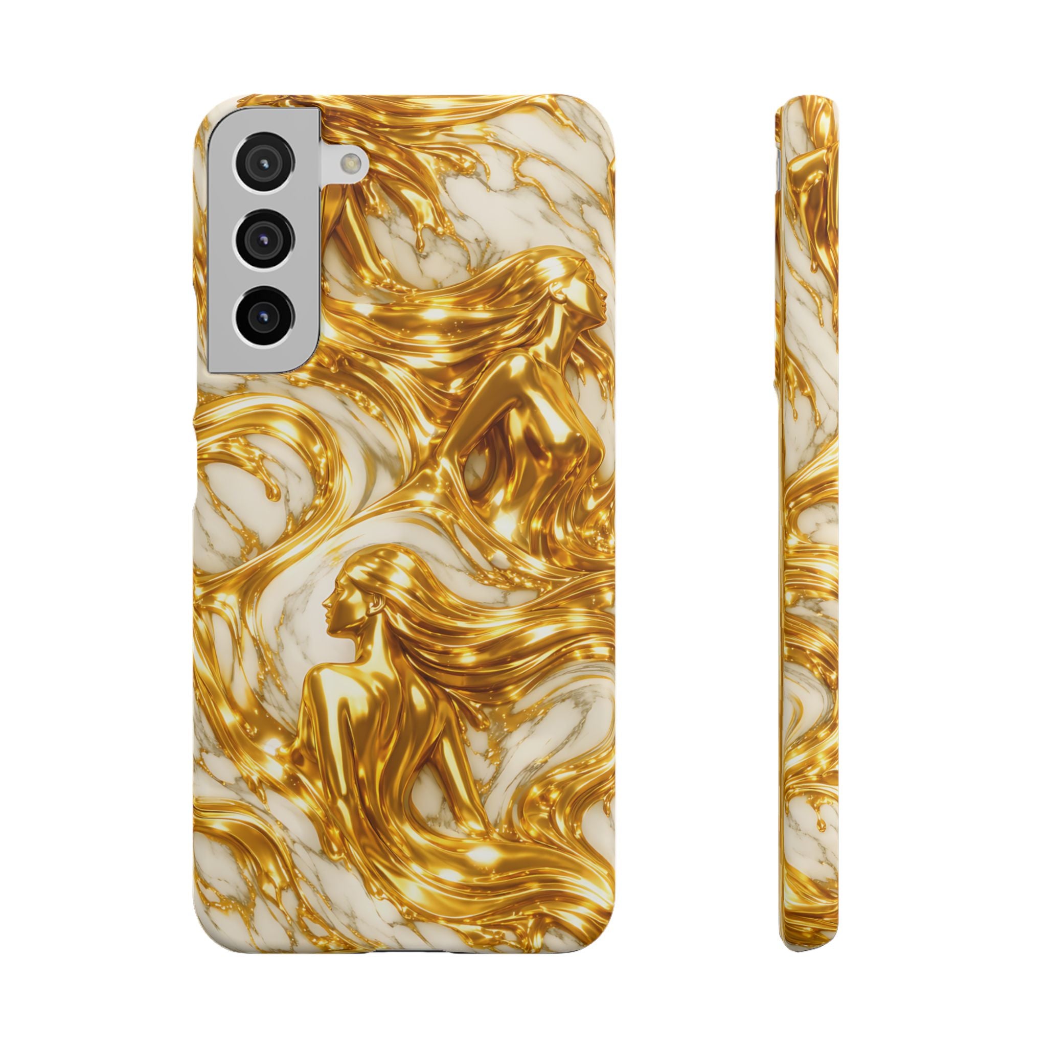 Divine Gold Woman Snap Phone Case for iPhone & Galaxy