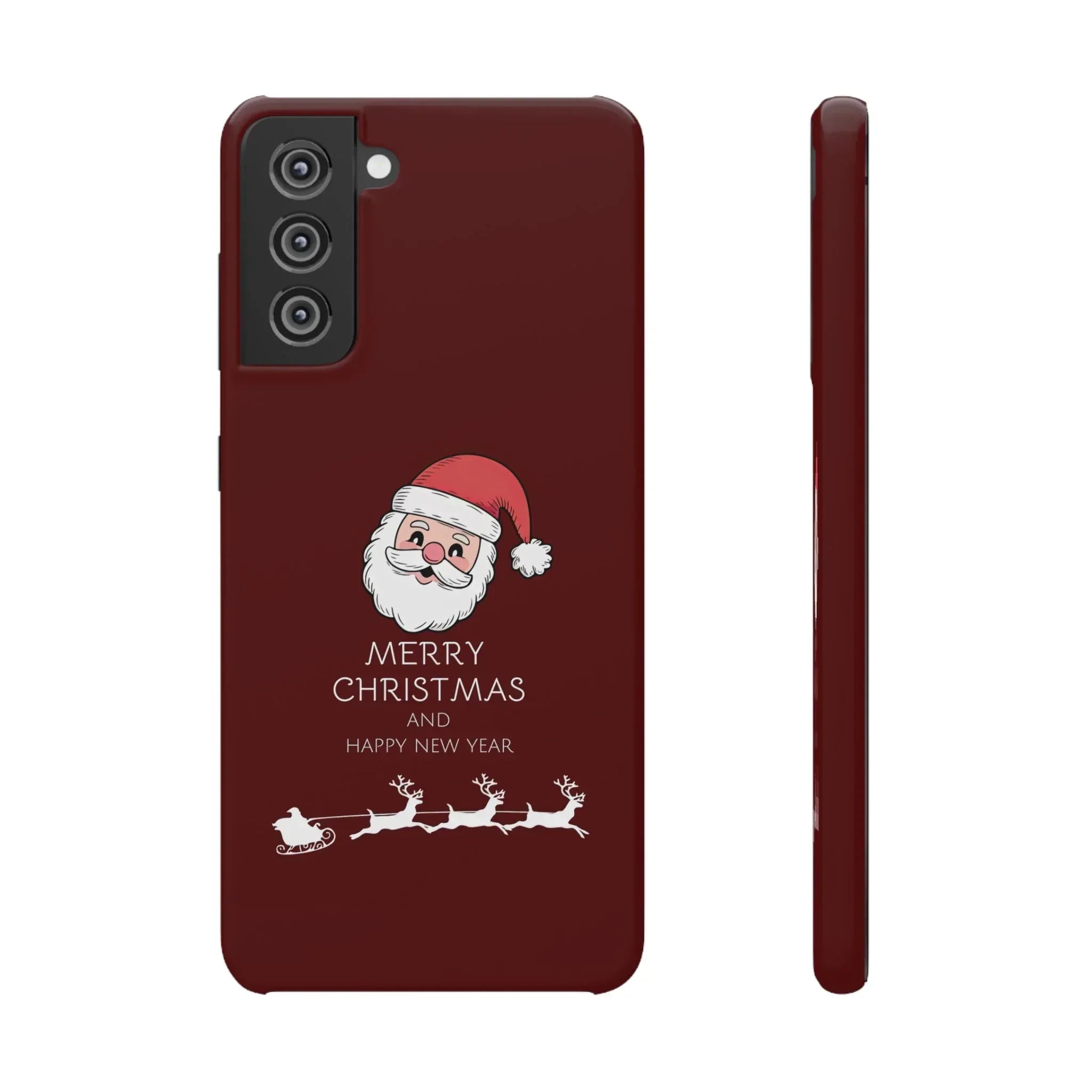 Crimson Claus Phone Case for iPhone 8-17 and Galaxy S20-S25 - KARARMDESIGN