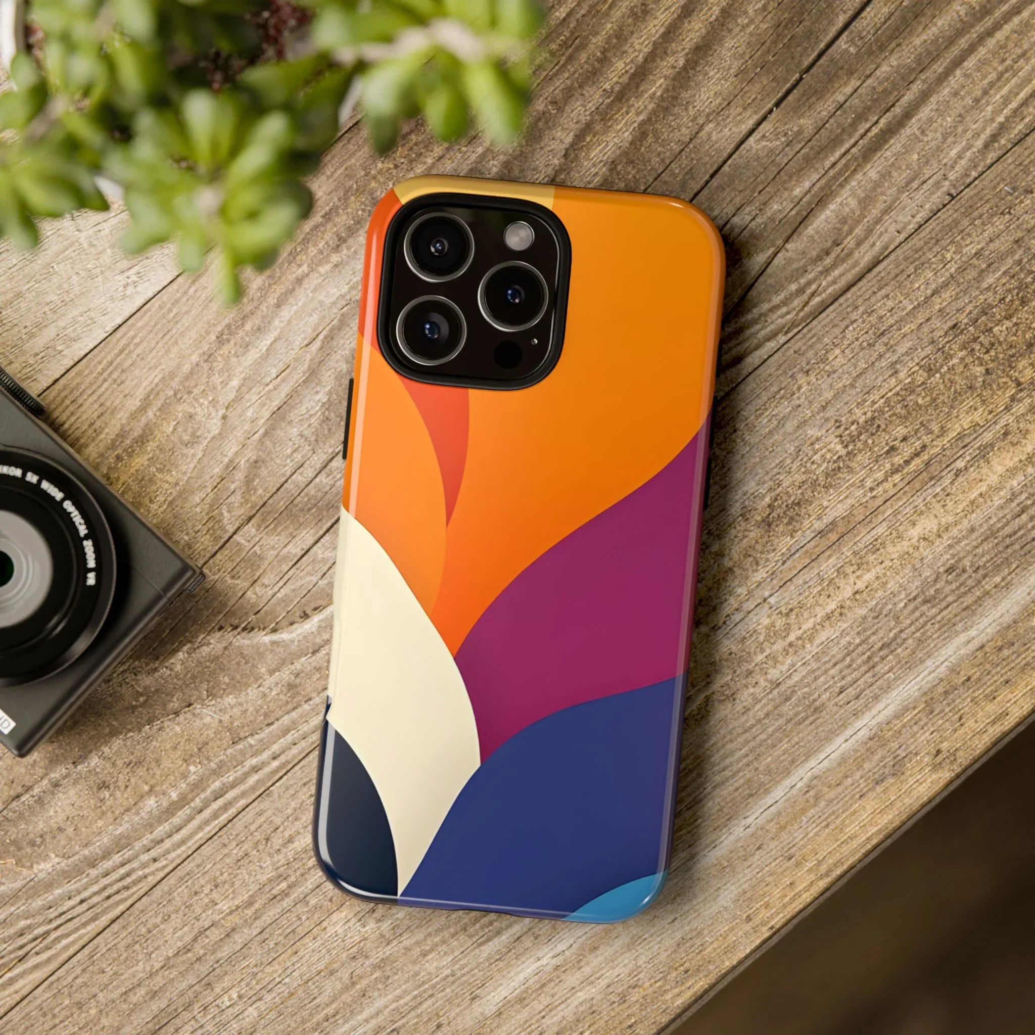 Vibrant Abstract Design Phone Case for iPhone and Galaxy - KARARMDESIGN