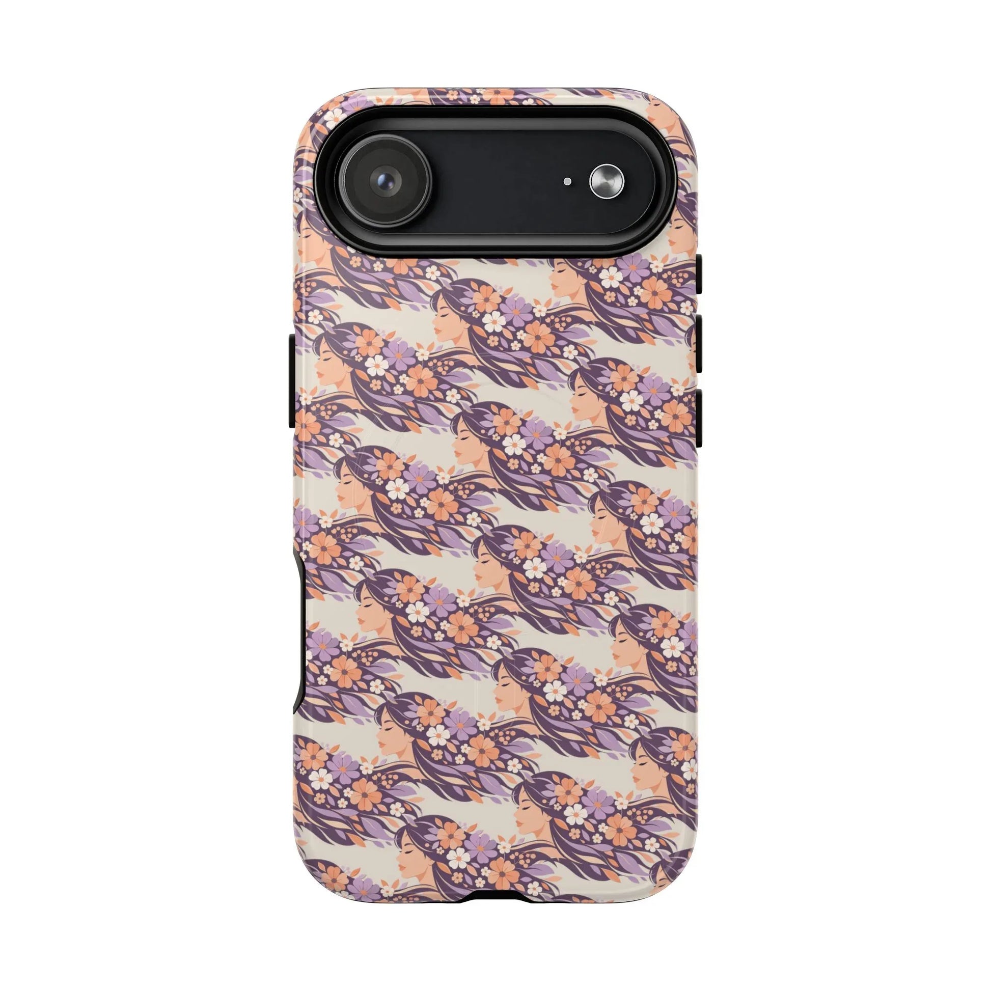 Floral Goddess Phone Case for iPhone 13-17 - KARARMDESIGN