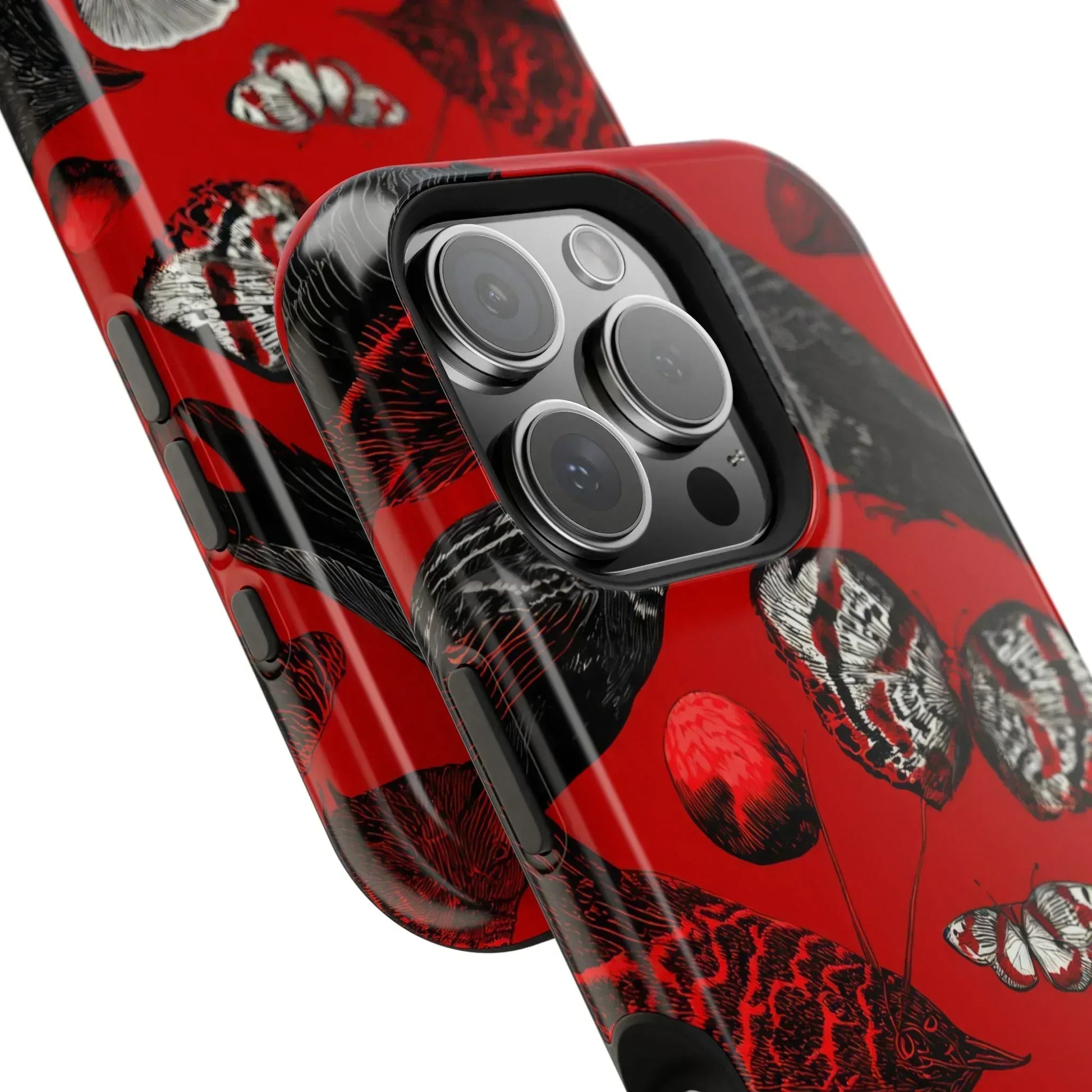Crimson Wilderness Phone Case for iPhone 11-17 - KARARMDESIGN