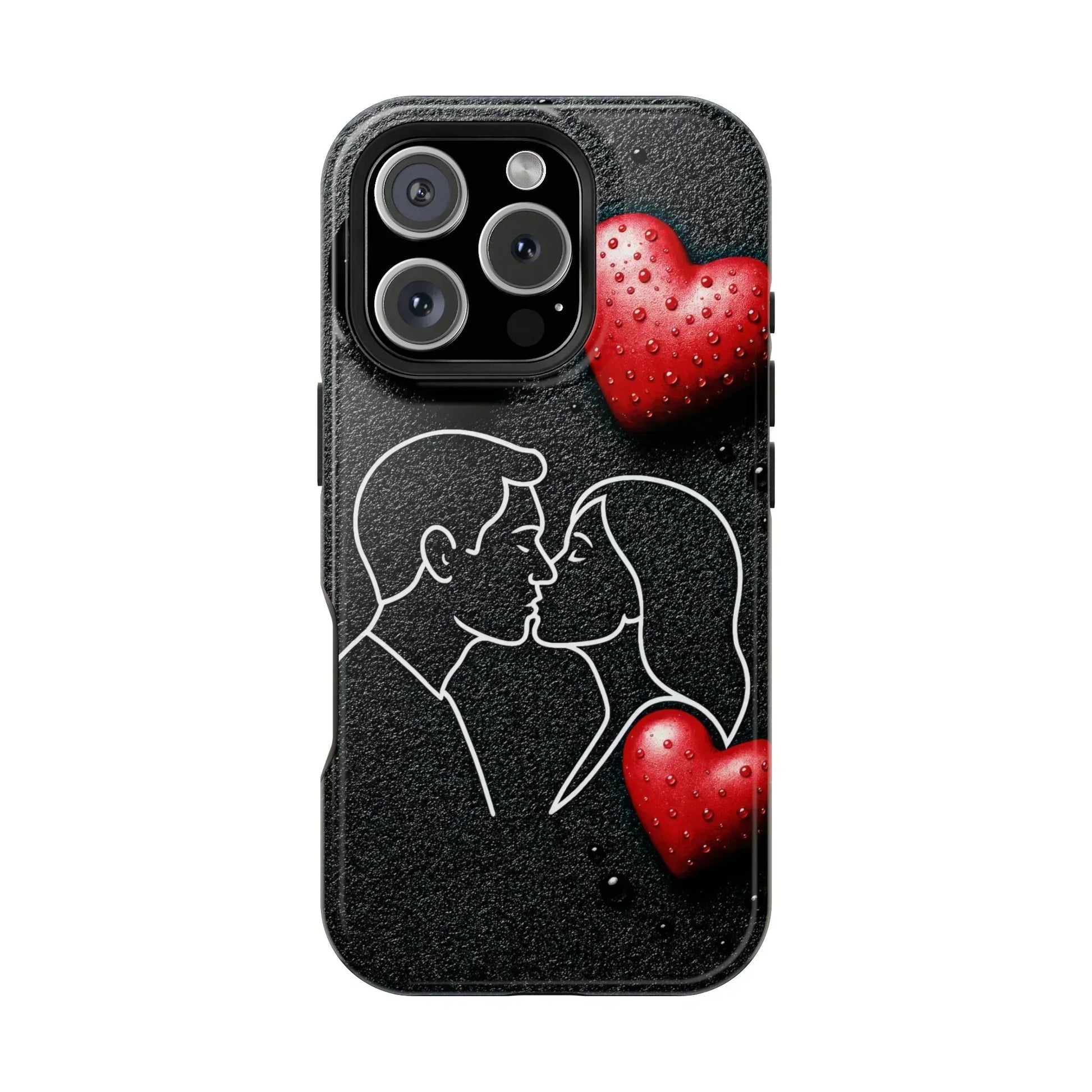 Midnight Kiss Phone Case for iPhone 13-16 Models - KarArmDesign