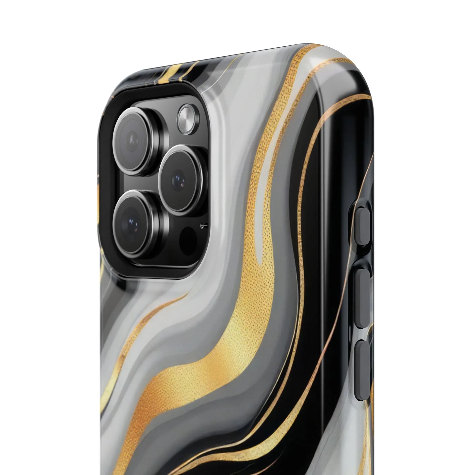 Modern Marble Flow Phone Case for iPhone 11-17 - KARARMDESIGN