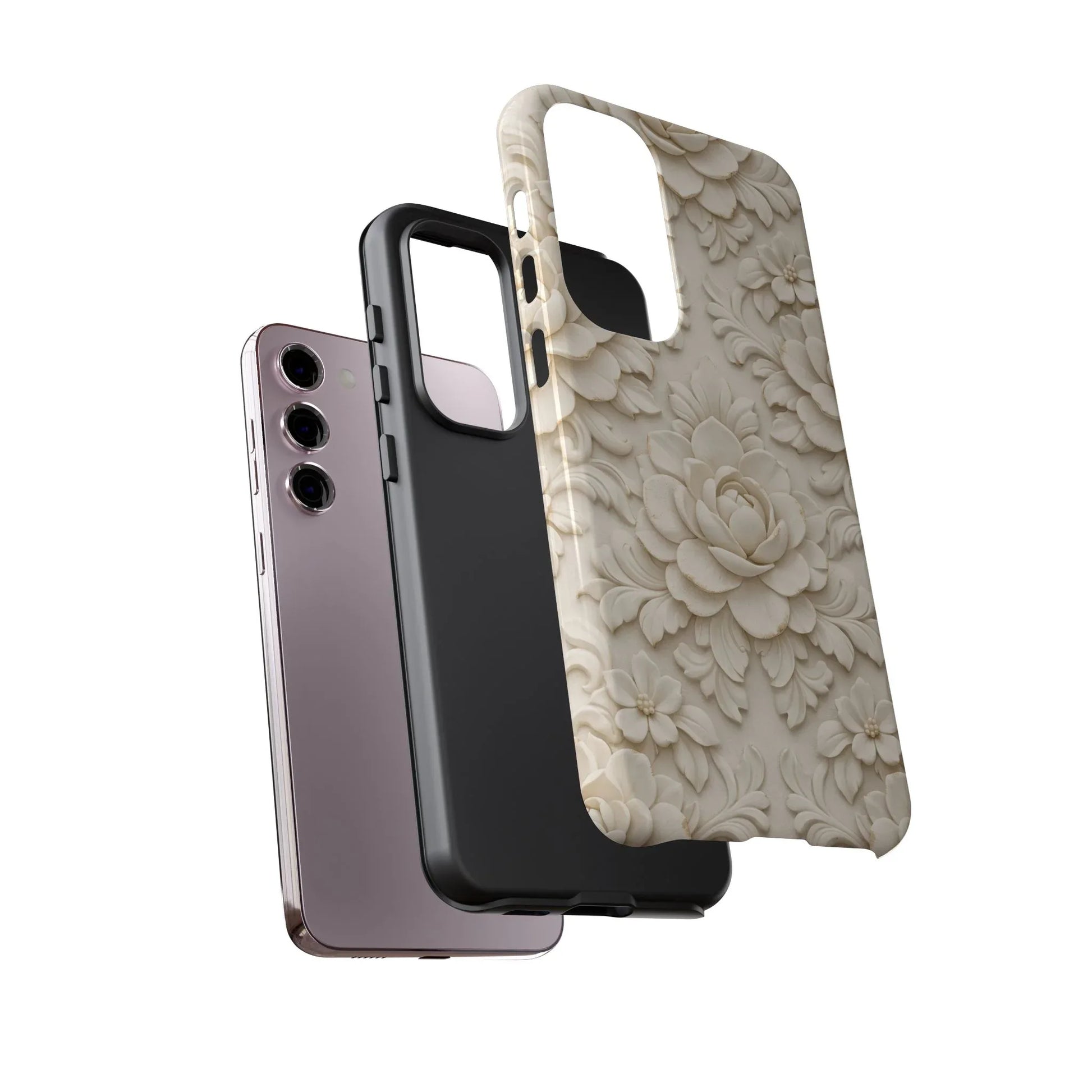 Soft Bloom Phone Case for iPhone 11-17 and Galaxy S10-S25 - KARARMDESIGN