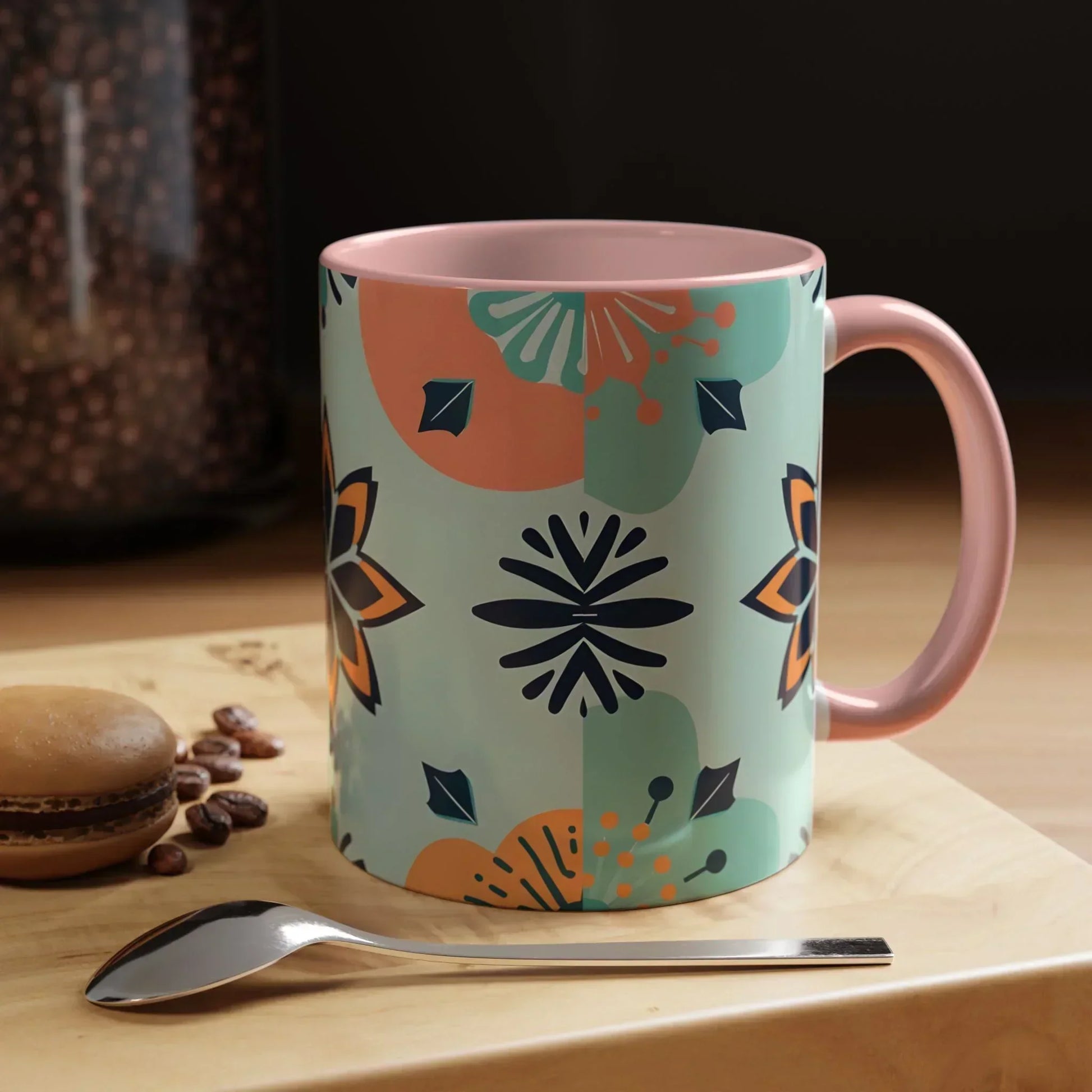 Floral Ornament Coffee Mug – 11oz - KarArmDesign