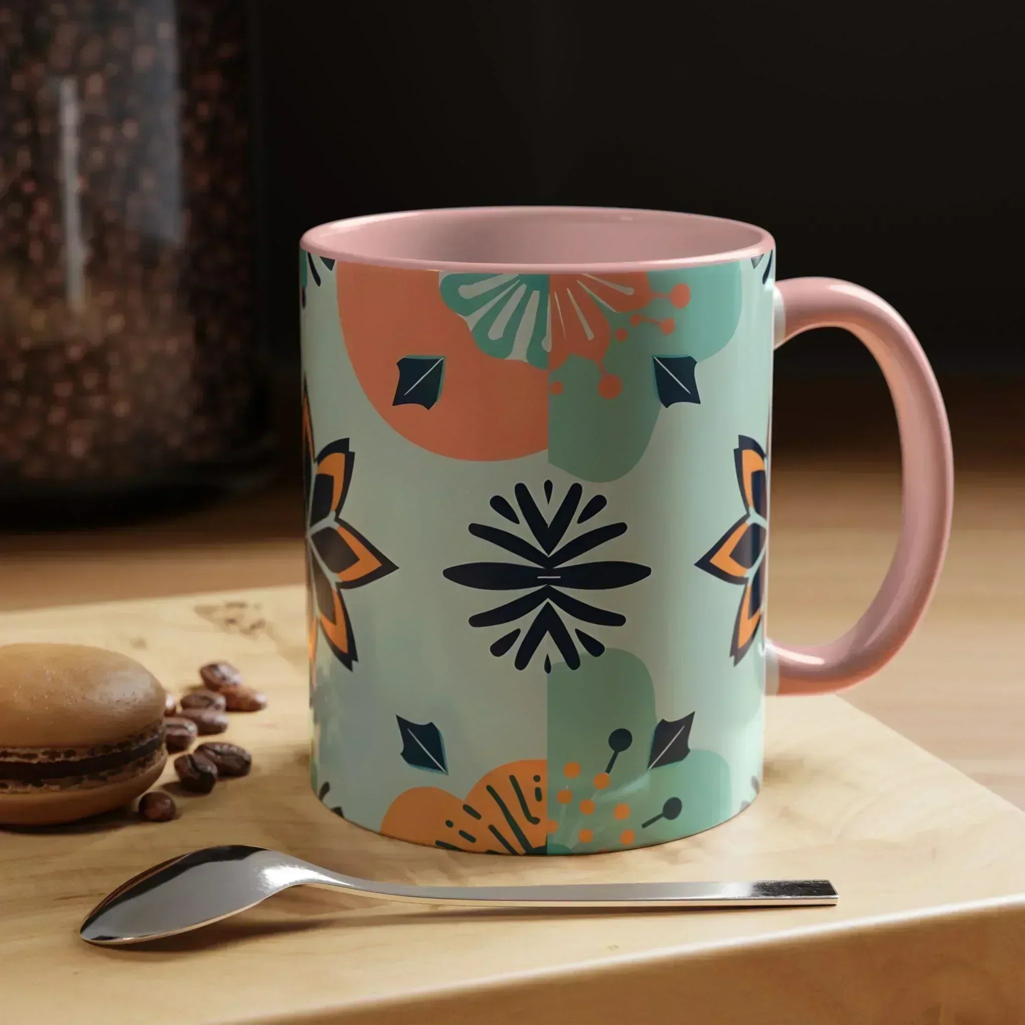 Floral Ornament Coffee Mug – 11oz - KARARMDESIGN