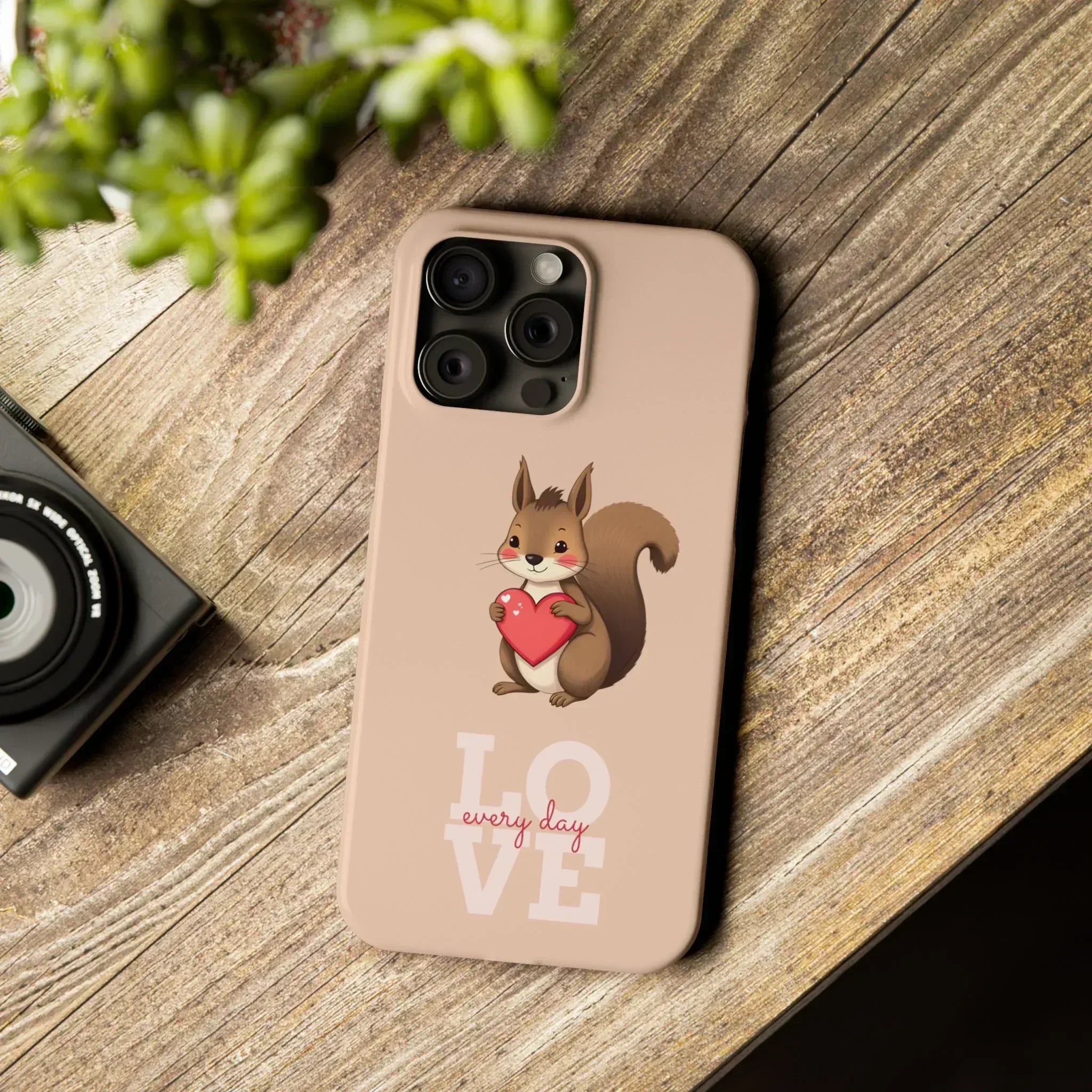 Cute Squirrel Phone Case for iPhone 11-17 - KARARMDESIGN
