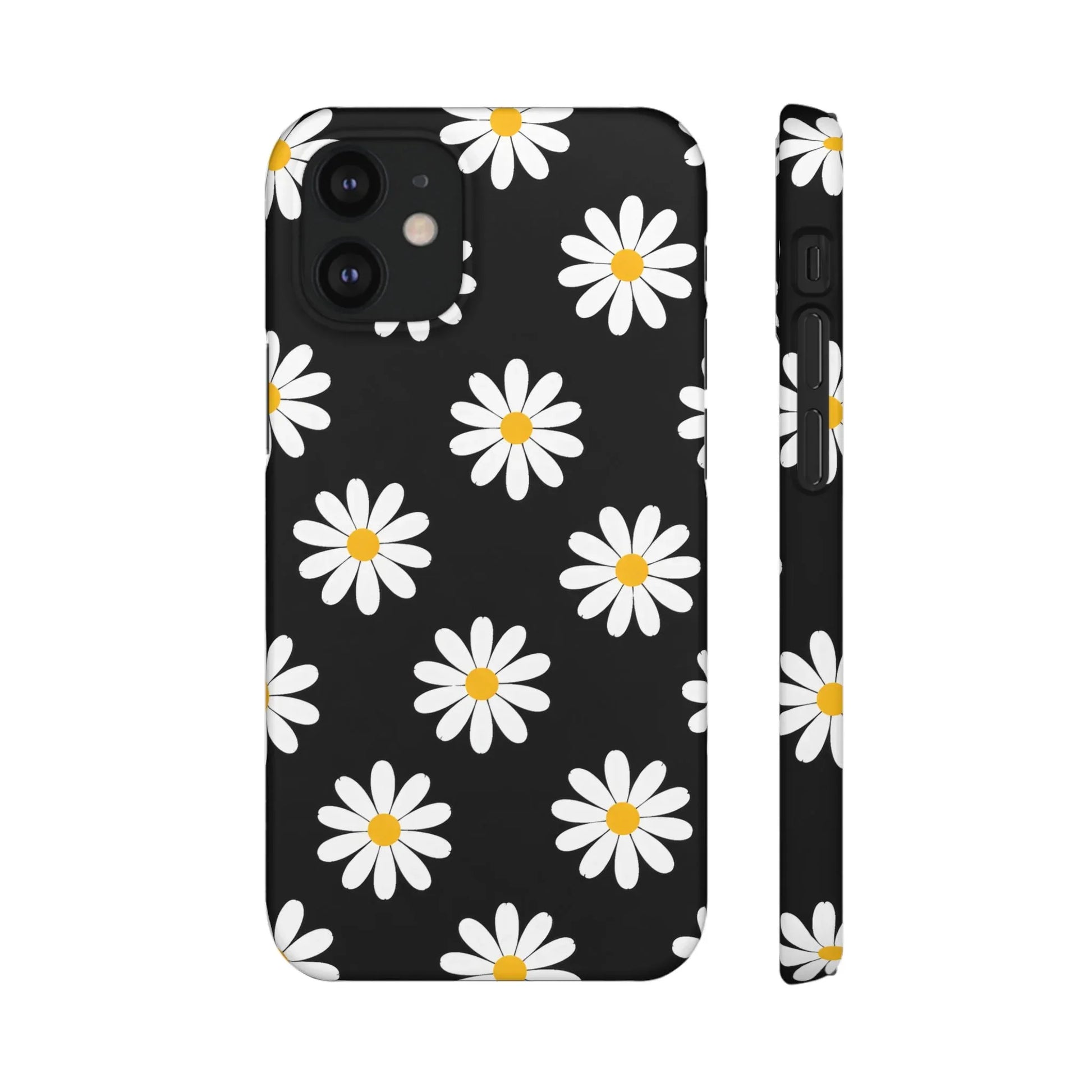 Daisy Charm Phone Case for iPhone 11-17 and Galaxy S20-S25 - KARARMDESIGN