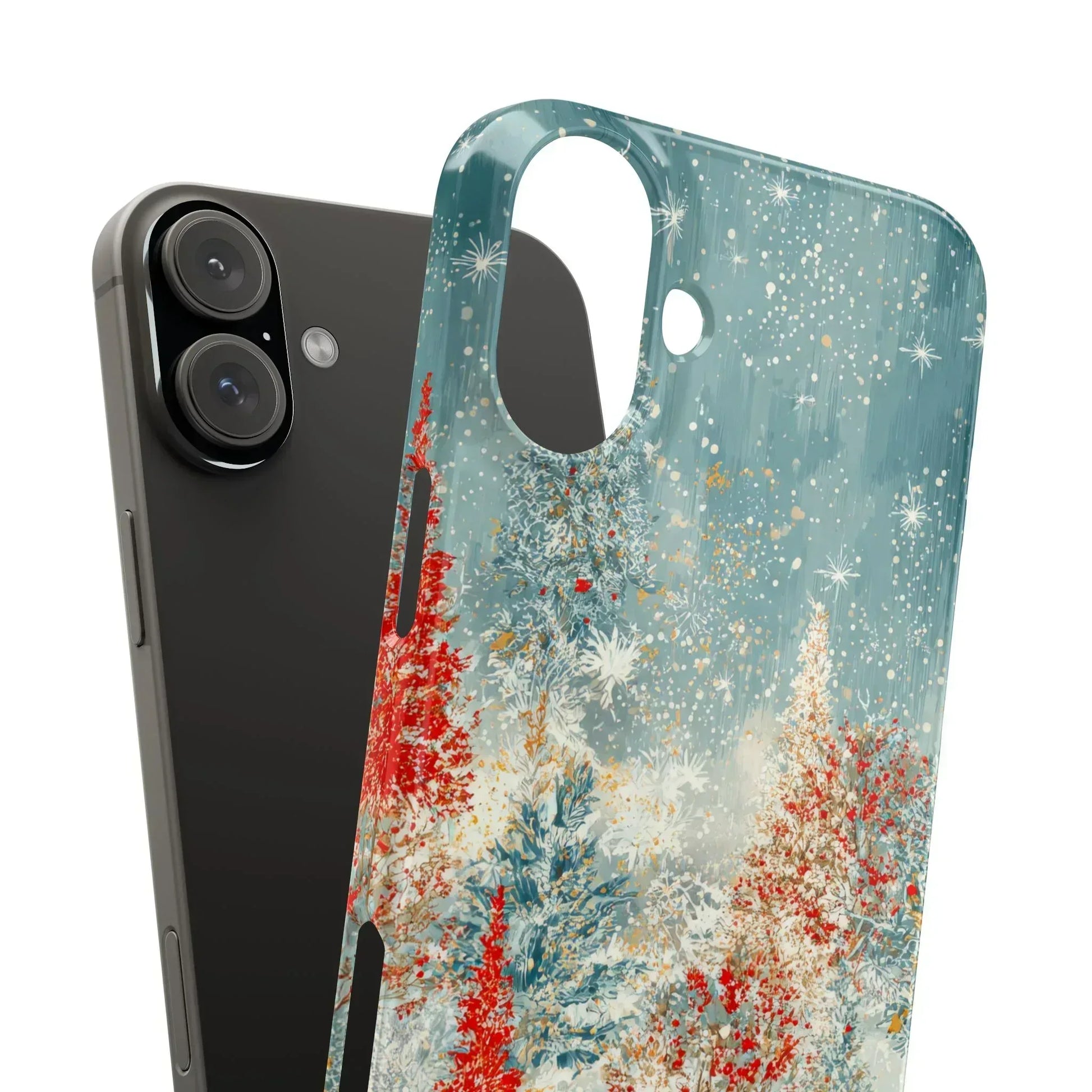 Snowy Forest Phone Case for iPhone 11-17 - KARARMDESIGN