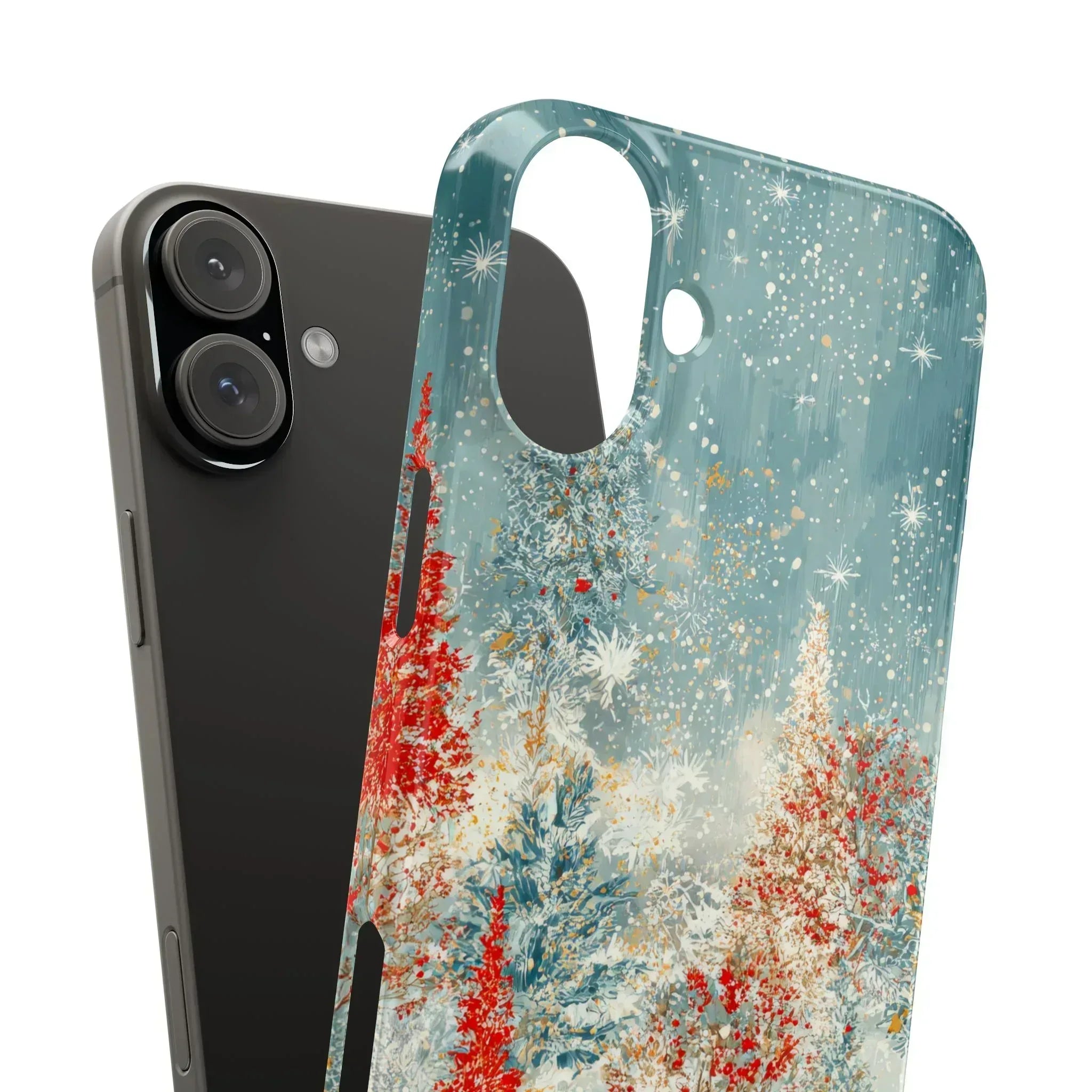 Snowy Forest Phone Case for iPhone 11-17 - KARARMDESIGN