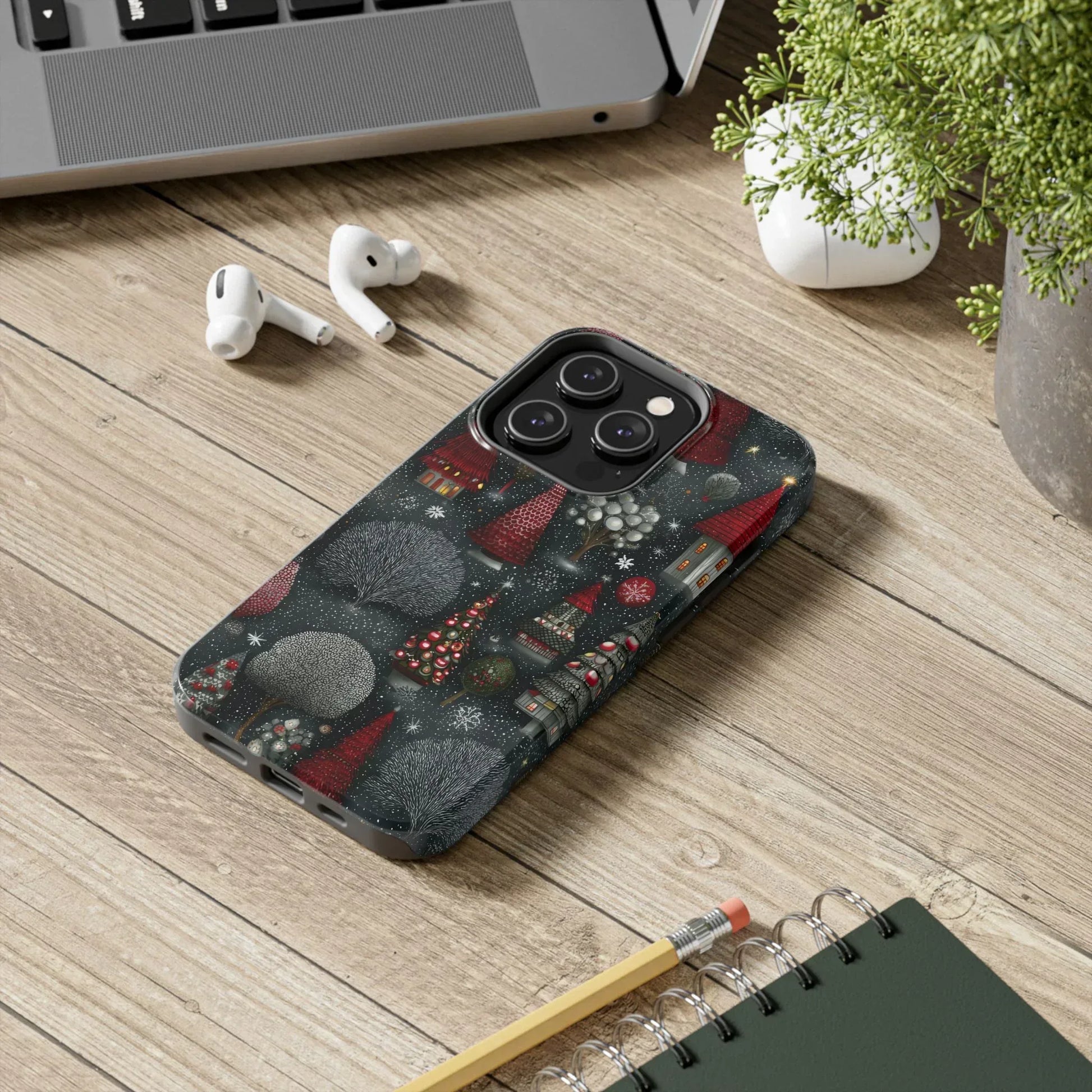 Frosted Fir Magic Phone Case for iPhone 11-17 - KARARMDESIGN
