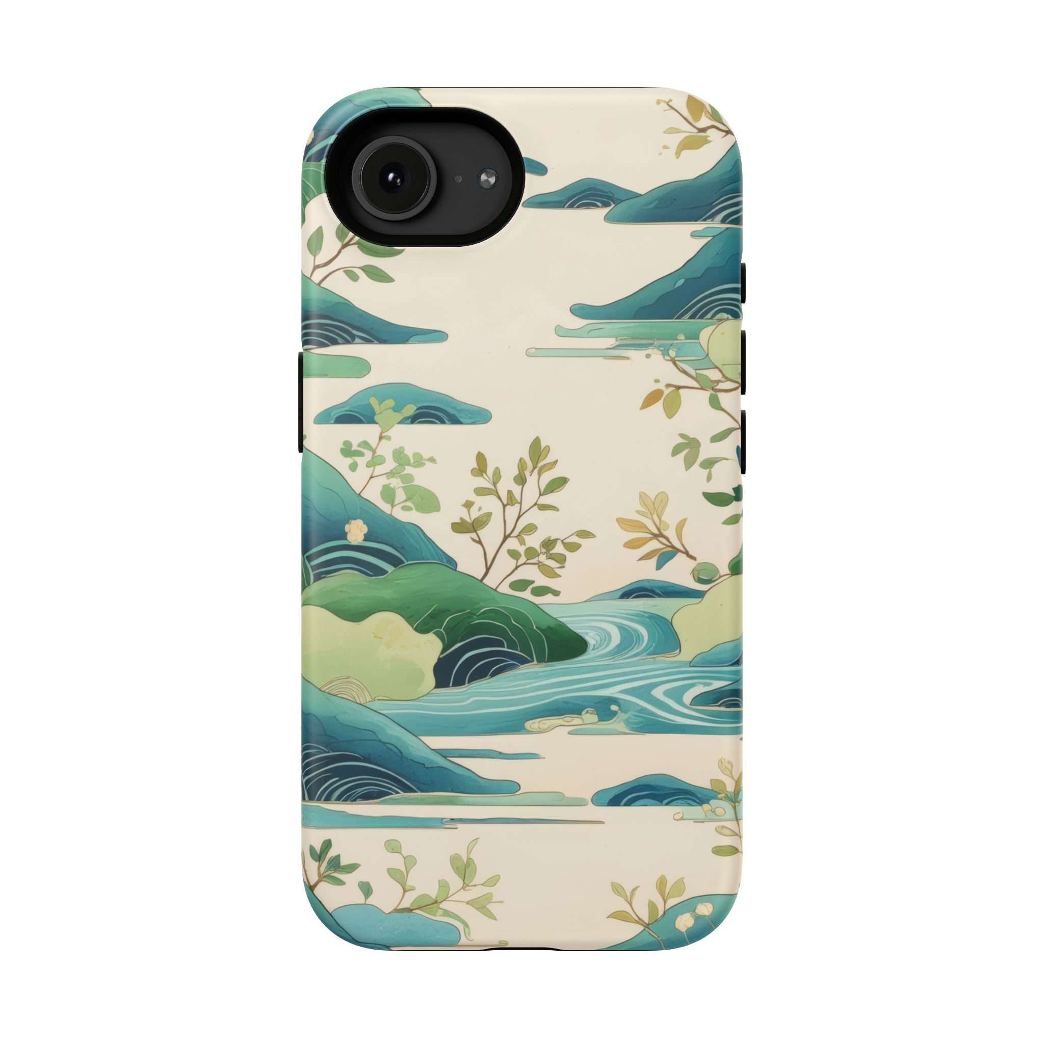 Nature Landscape Phone Case for iPhone 11-17 and Galaxy S22-S26