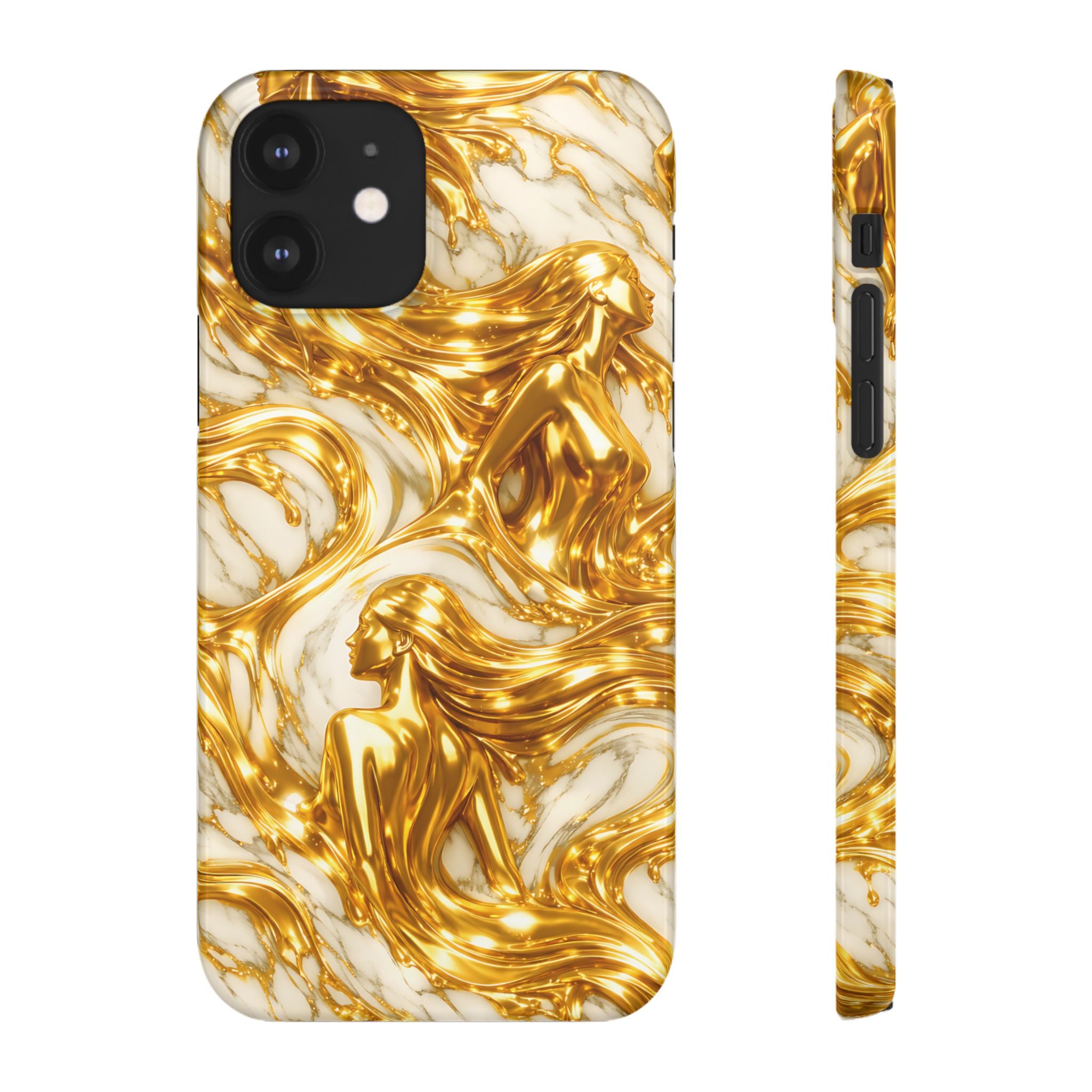 Divine Gold Woman Snap Phone Case for iPhone & Galaxy