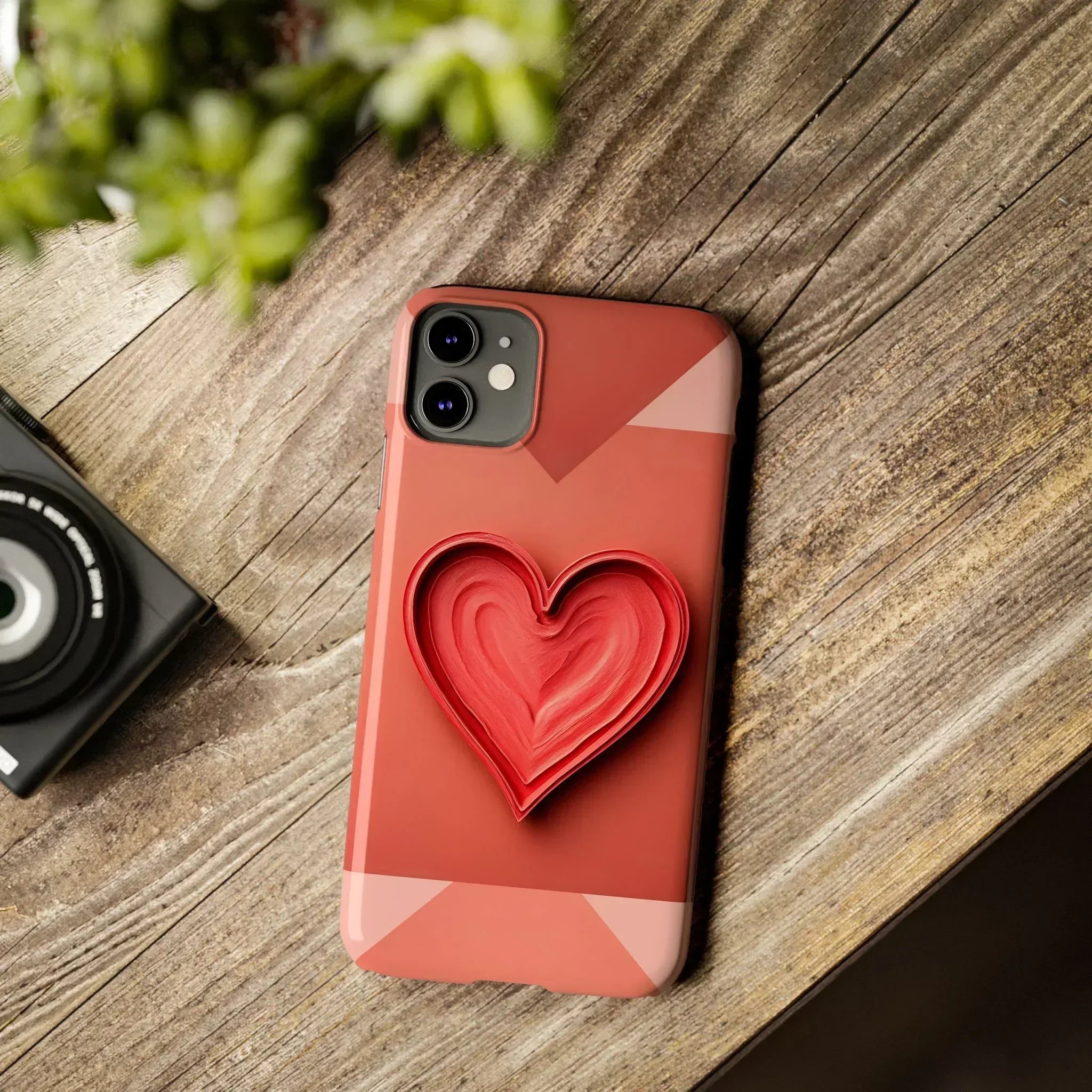 Heart Design Phone Case for iPhone 11-17 - KARARMDESIGN
