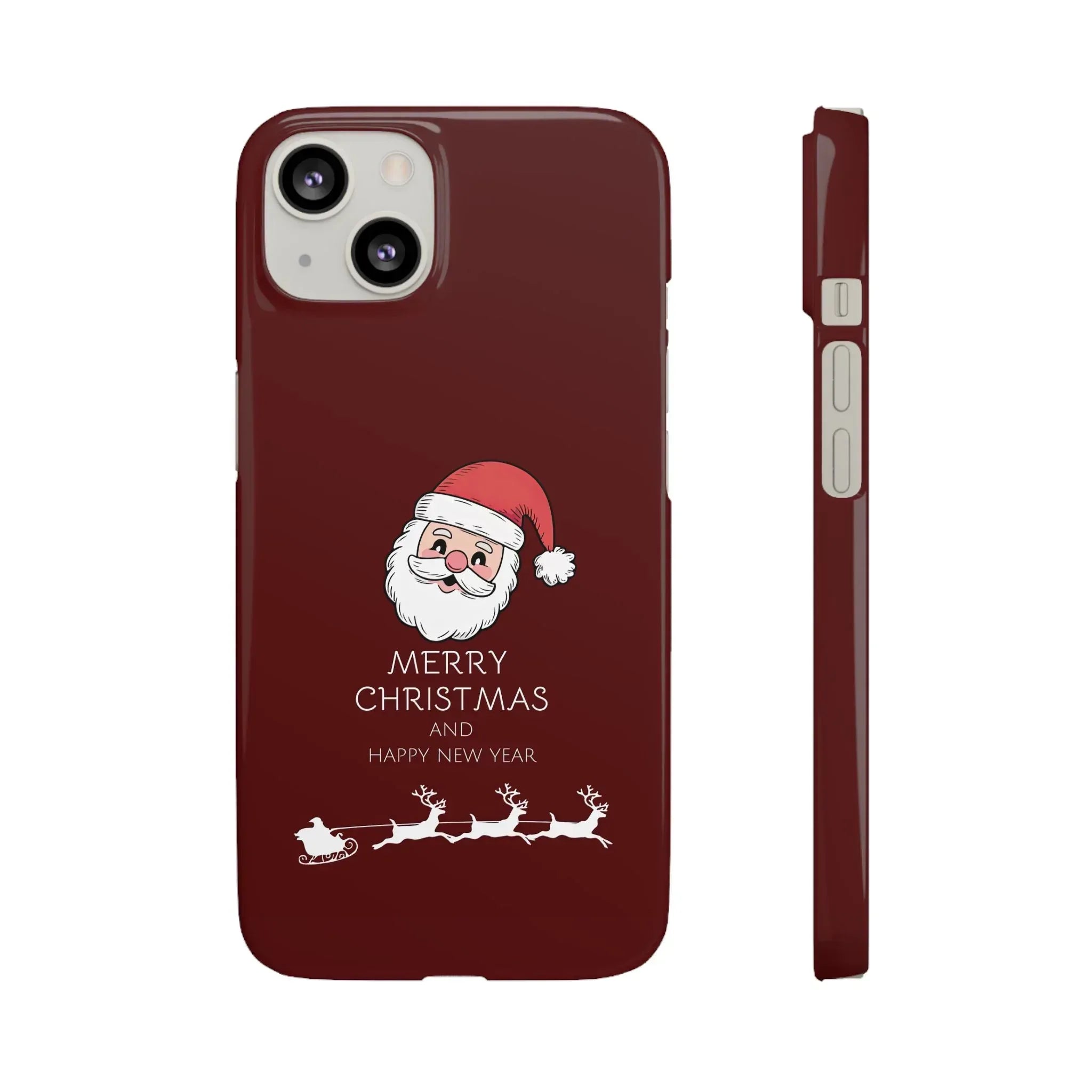 Crimson Claus Phone Case for iPhone 8-17 and Galaxy S20-S25 - KARARMDESIGN