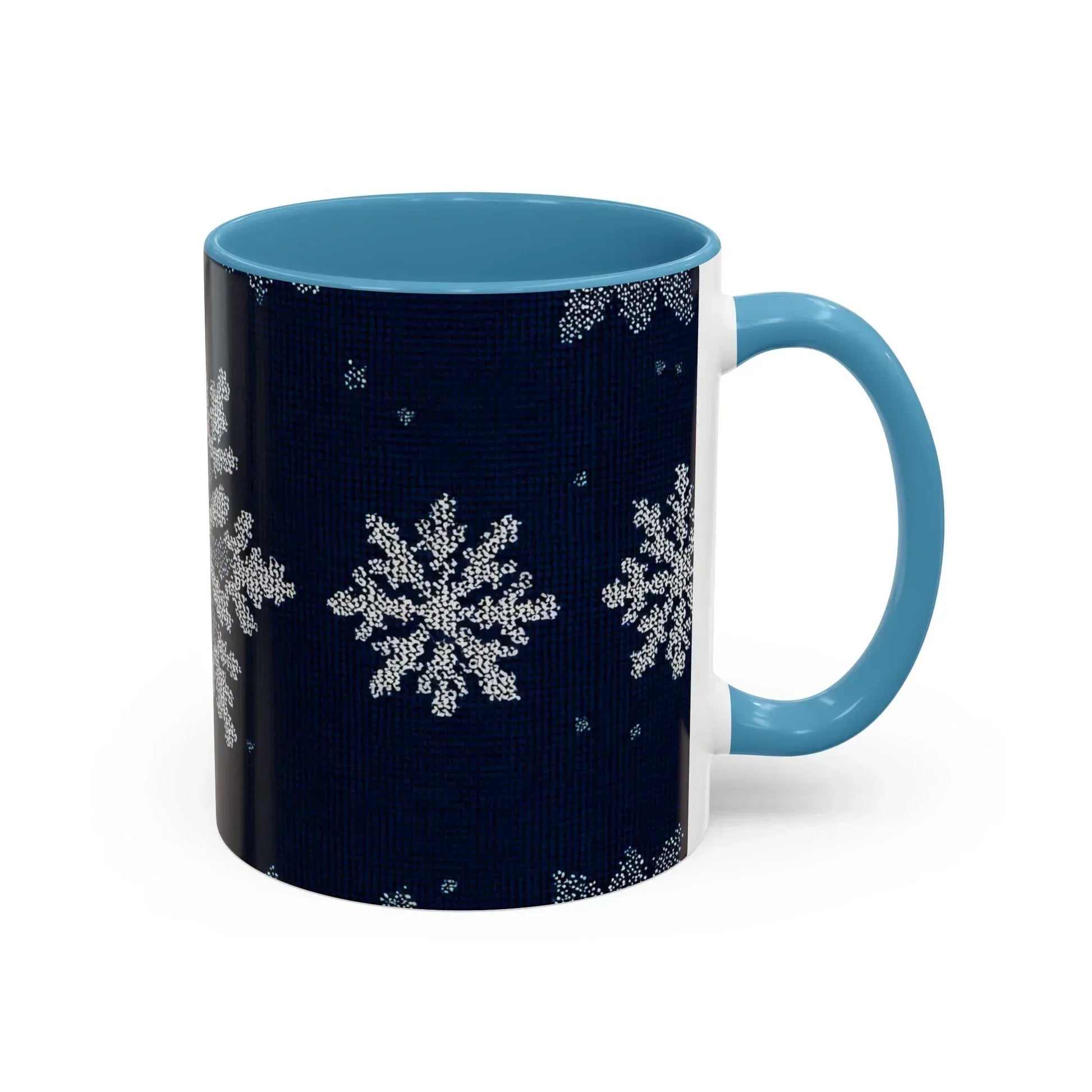 Snowflake Mug - Accent Coffee Mug (11, 15oz) - KARARMDESIGN