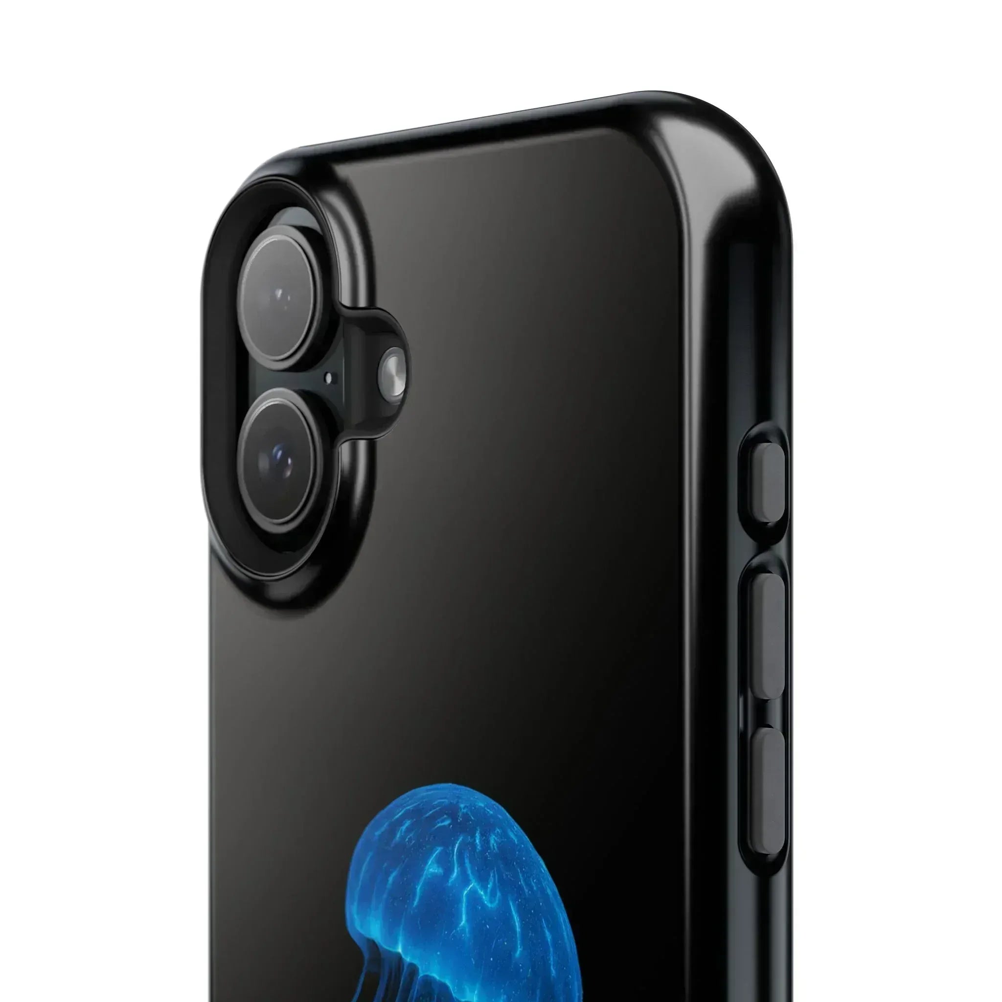 Blue Jellyfish Phone Case for iPhone 12-16 and Galaxy S21-S22 - KARARMDESIGN