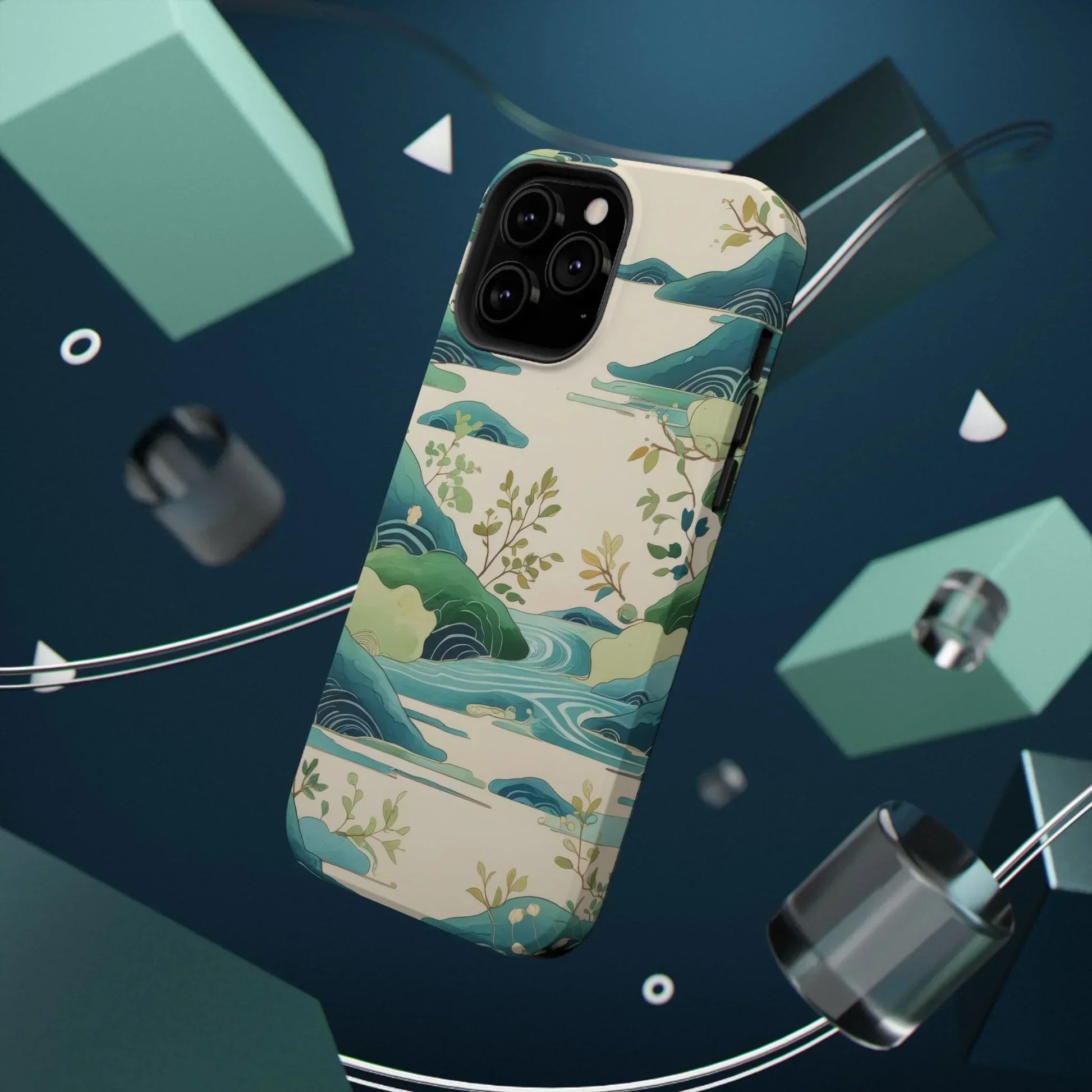 Nature Landscape Phone Case for iPhone 12-16 and Samsung Galaxy S21-S22 Models - KarArmDesign