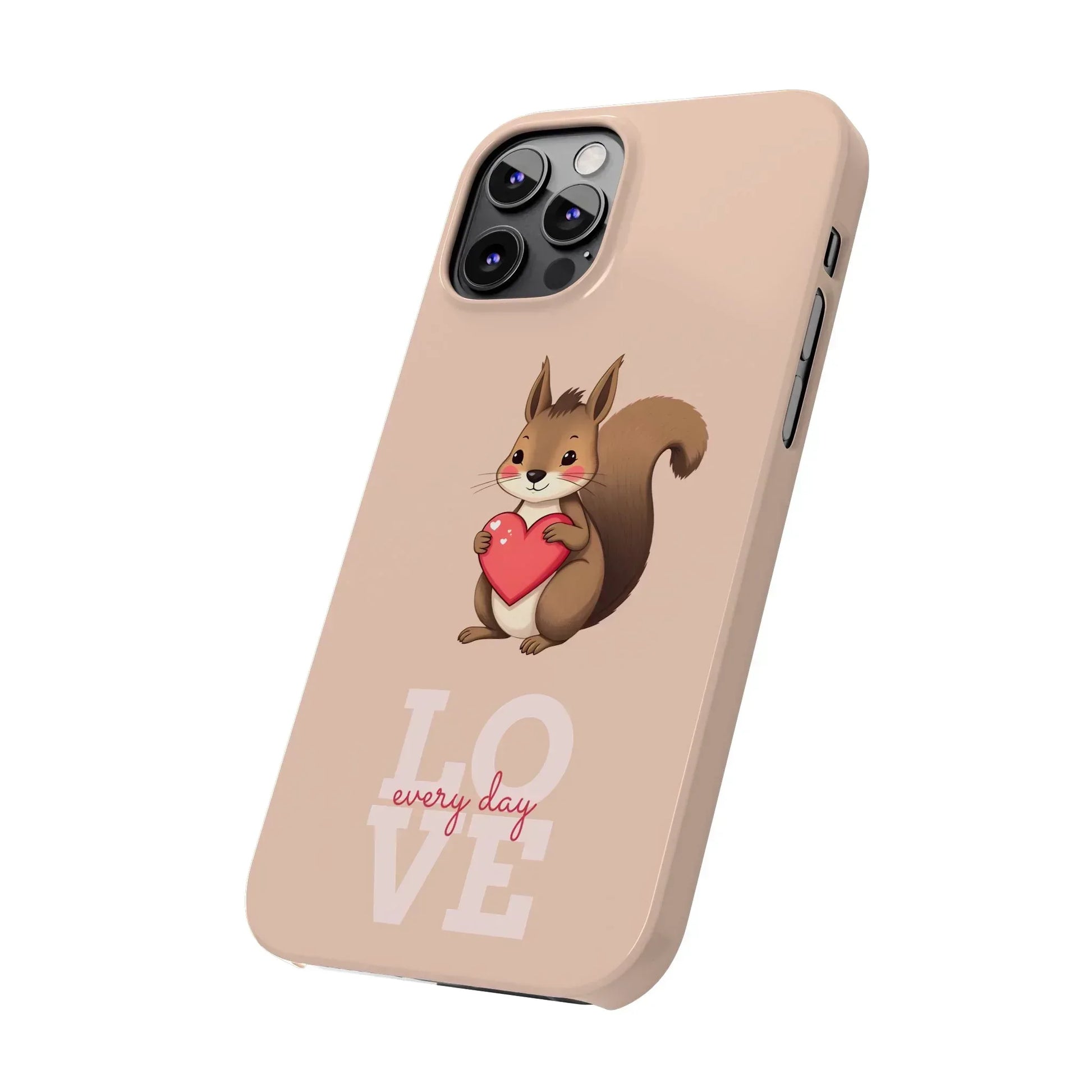Cute Squirrel Phone Case for iPhone 11-17 - KARARMDESIGN