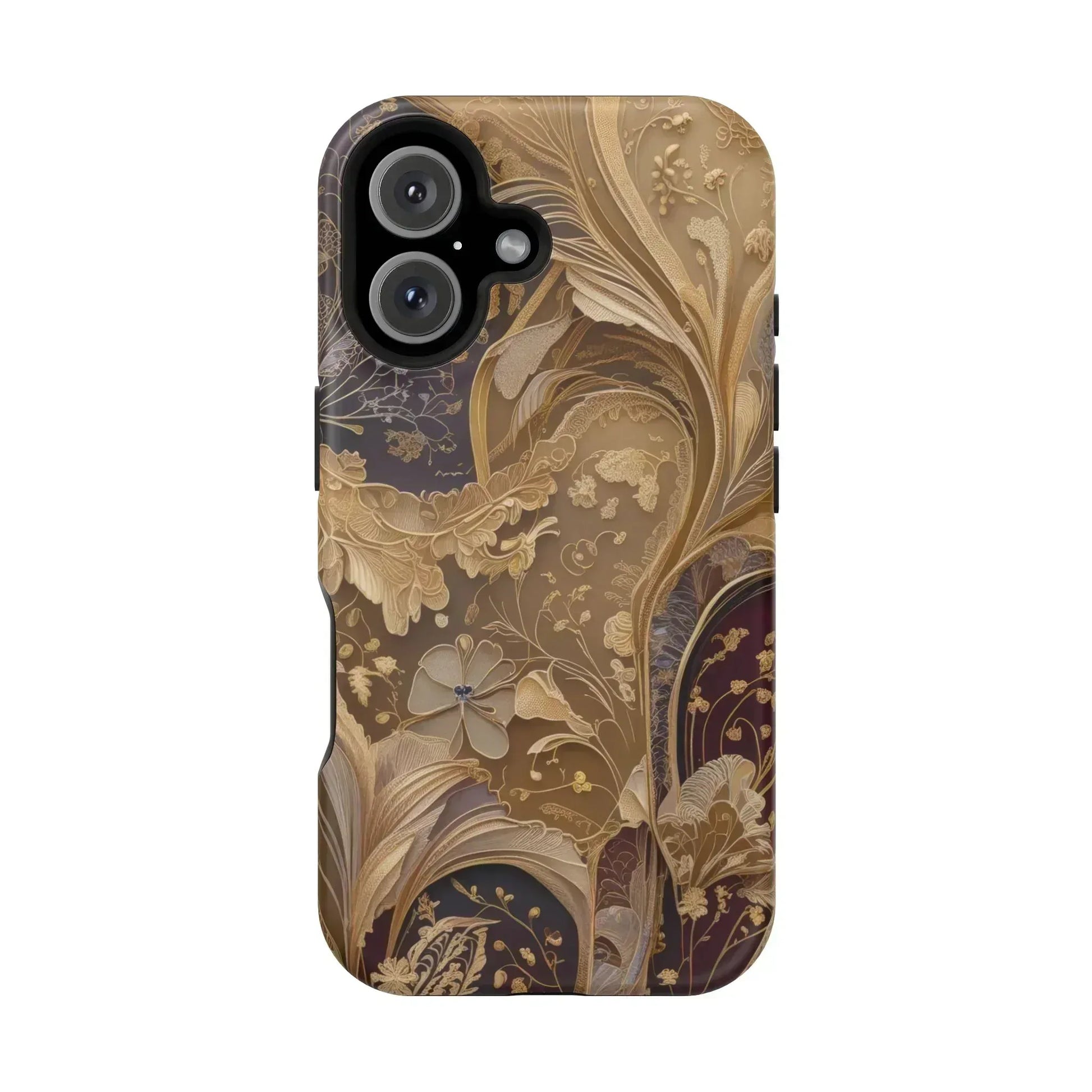 Botanical Luxury Design Phone Case for iPhone 12-16 and Galaxy S21-S22 - KARARMDESIGN