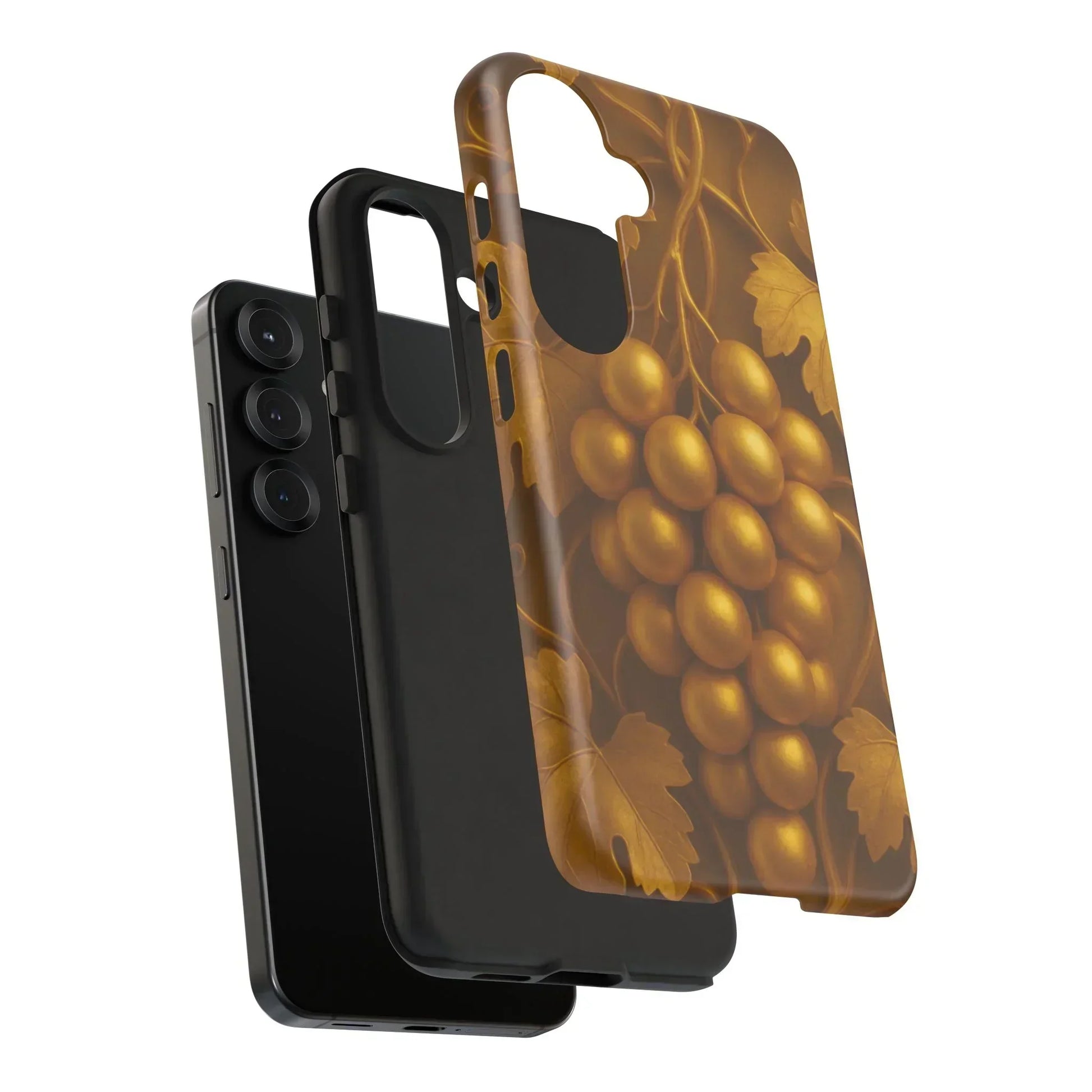 Golden Grapes Phone Case for Samsung Galaxy S10-S25 Models - KarArmDesign
