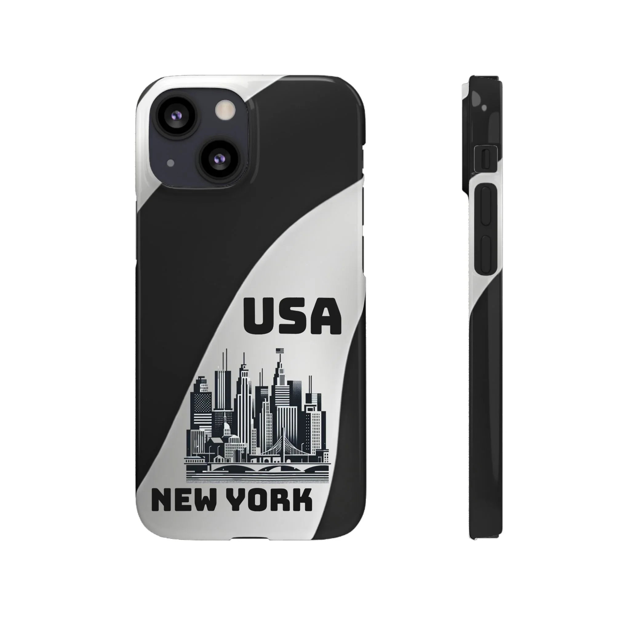 Monochrome New York City Phone Case for iPhone, Galaxy & Pixel - KARARMDESIGN